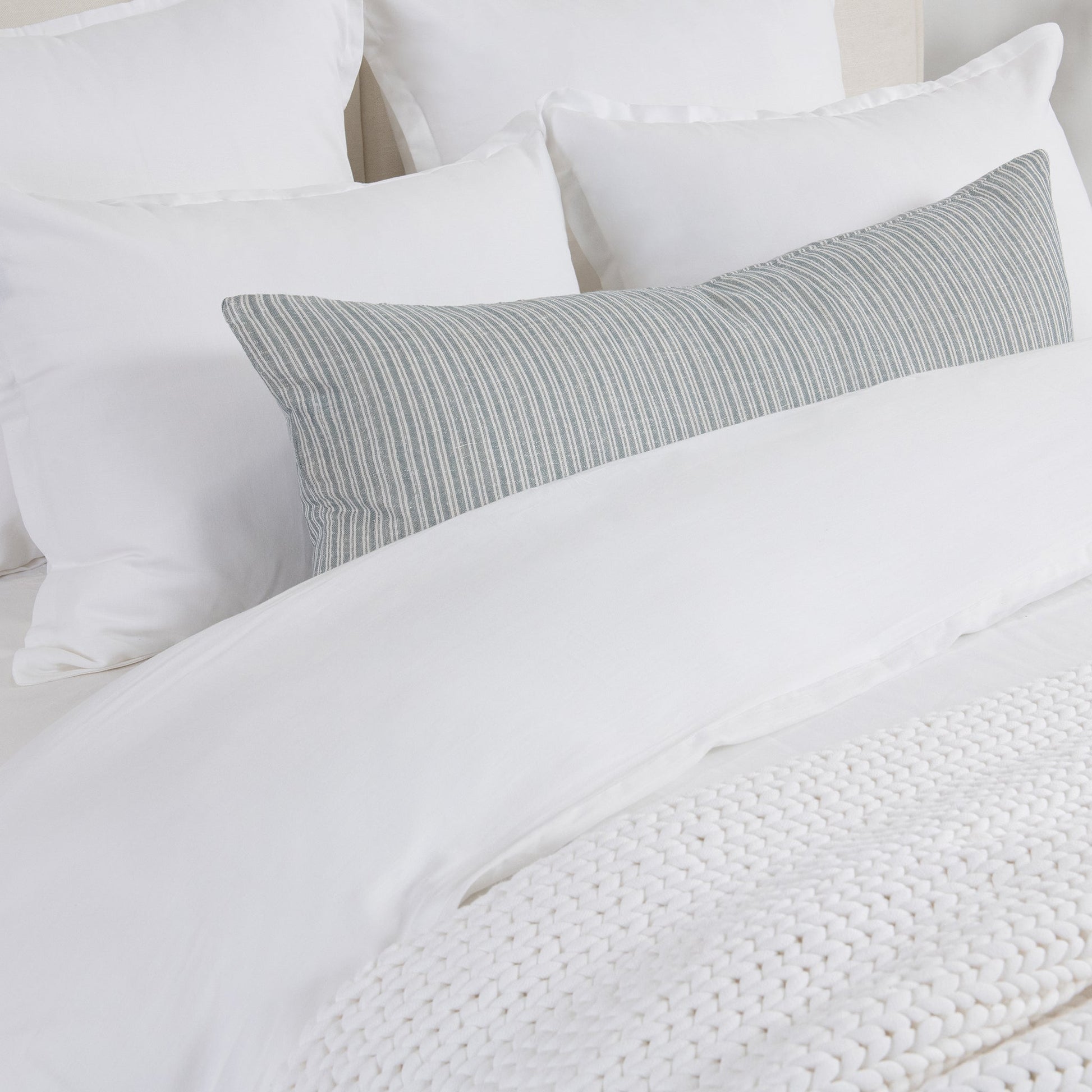 Arcadia Duvet Cover - White - King / Set