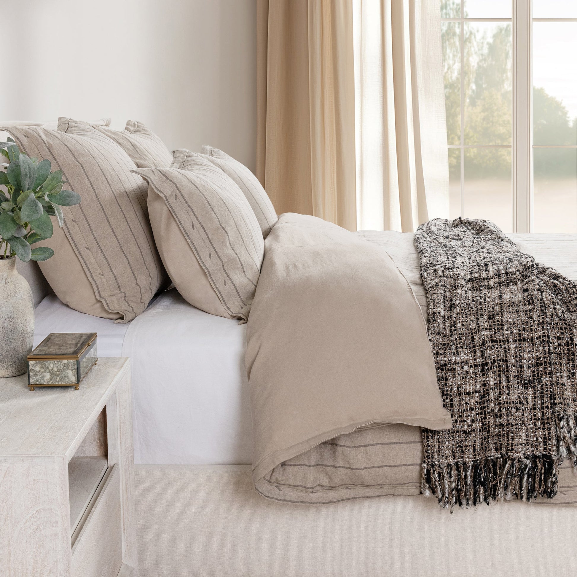 Monaco Duvet Collection - Natural - King / Set