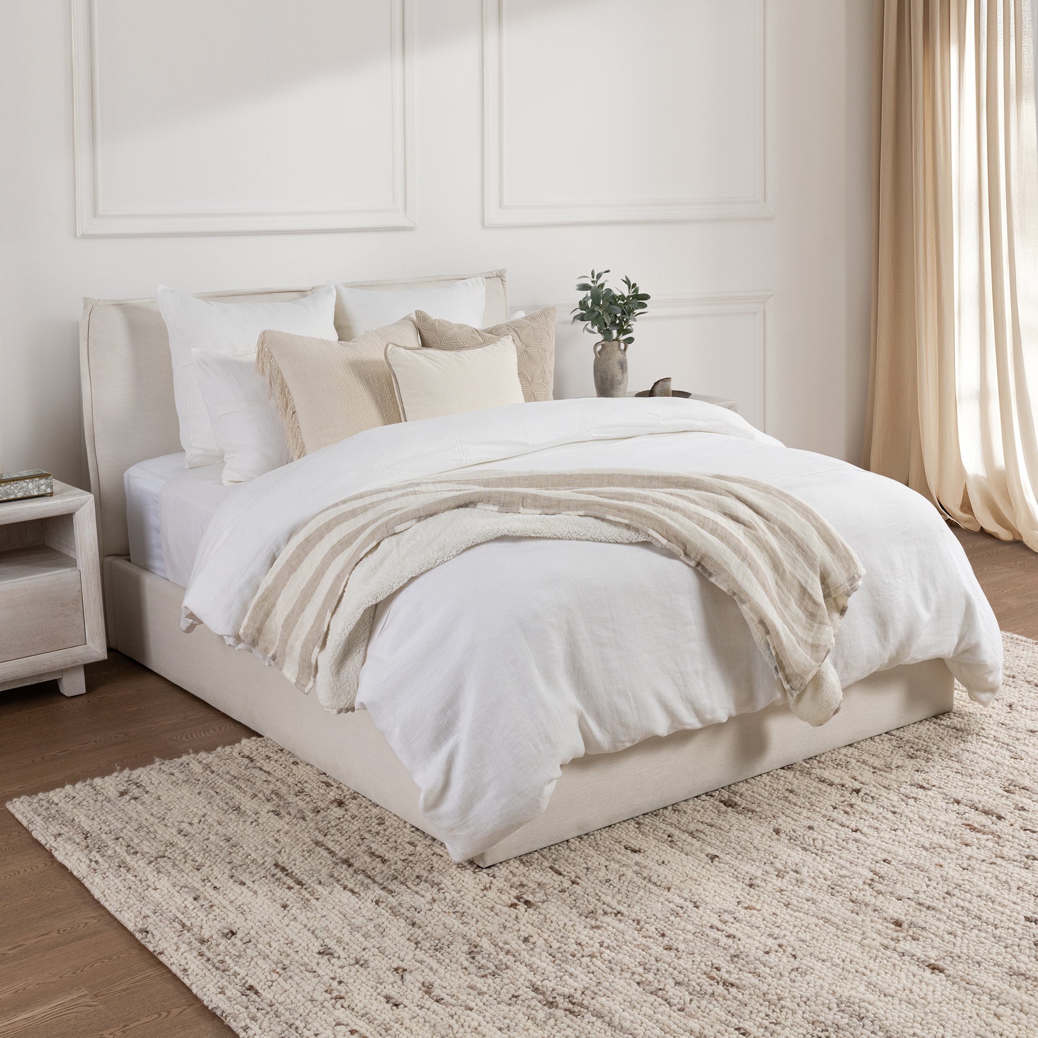 Beaumont Duvet Collection - Cloud - King / Set