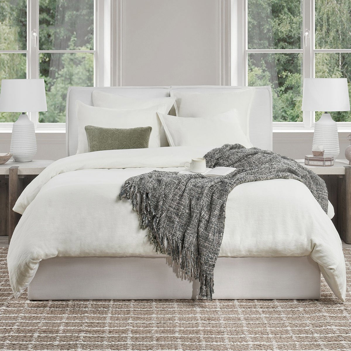 Talia Duvet Collection - Cloud - King / Set