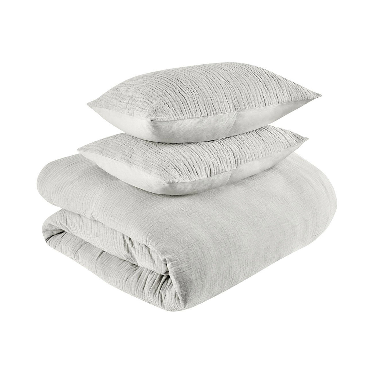 Cardiff Duvet Collection - Gray - King / Set
