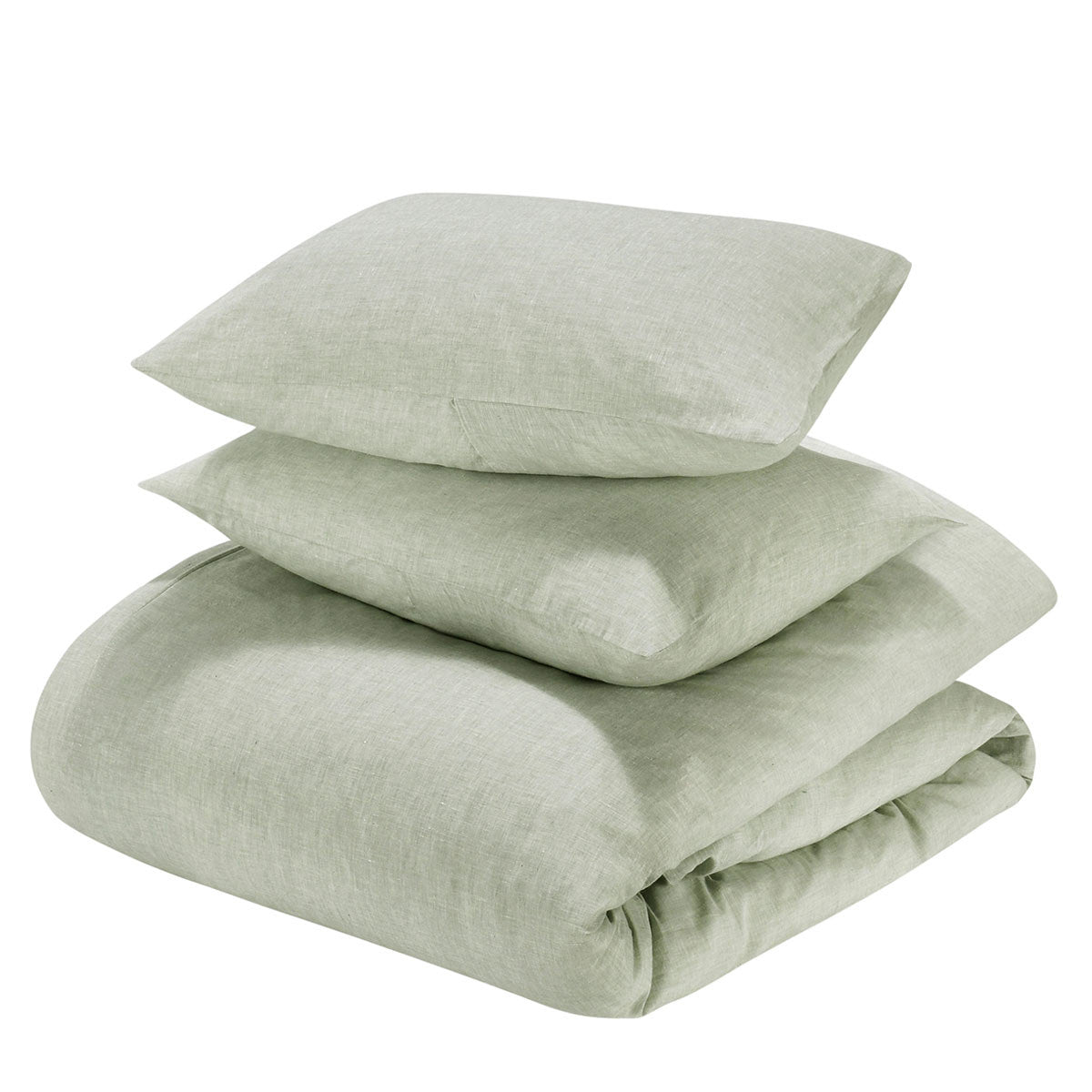 Jayson Linen Cashmere Duvet Collection - Sagebrush - King / Set