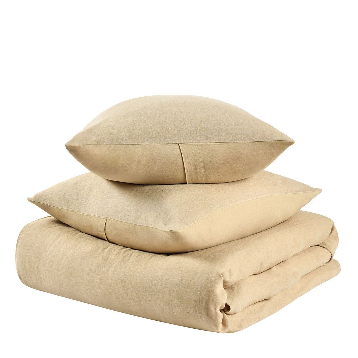 Paloma Hemp Duvet Collection - Ochre - King / Set