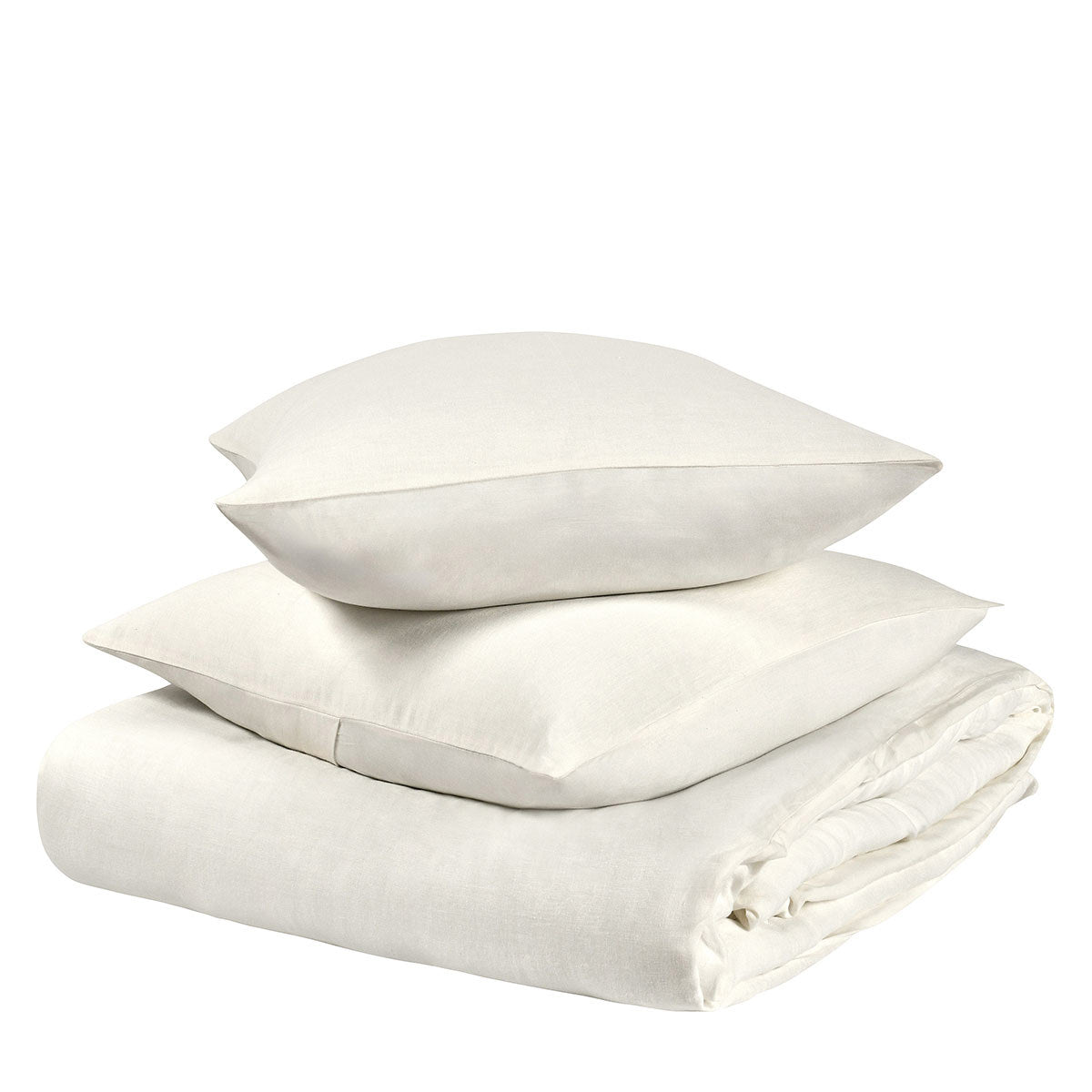 Paloma Hemp Duvet Collection - Ivory - King / Set
