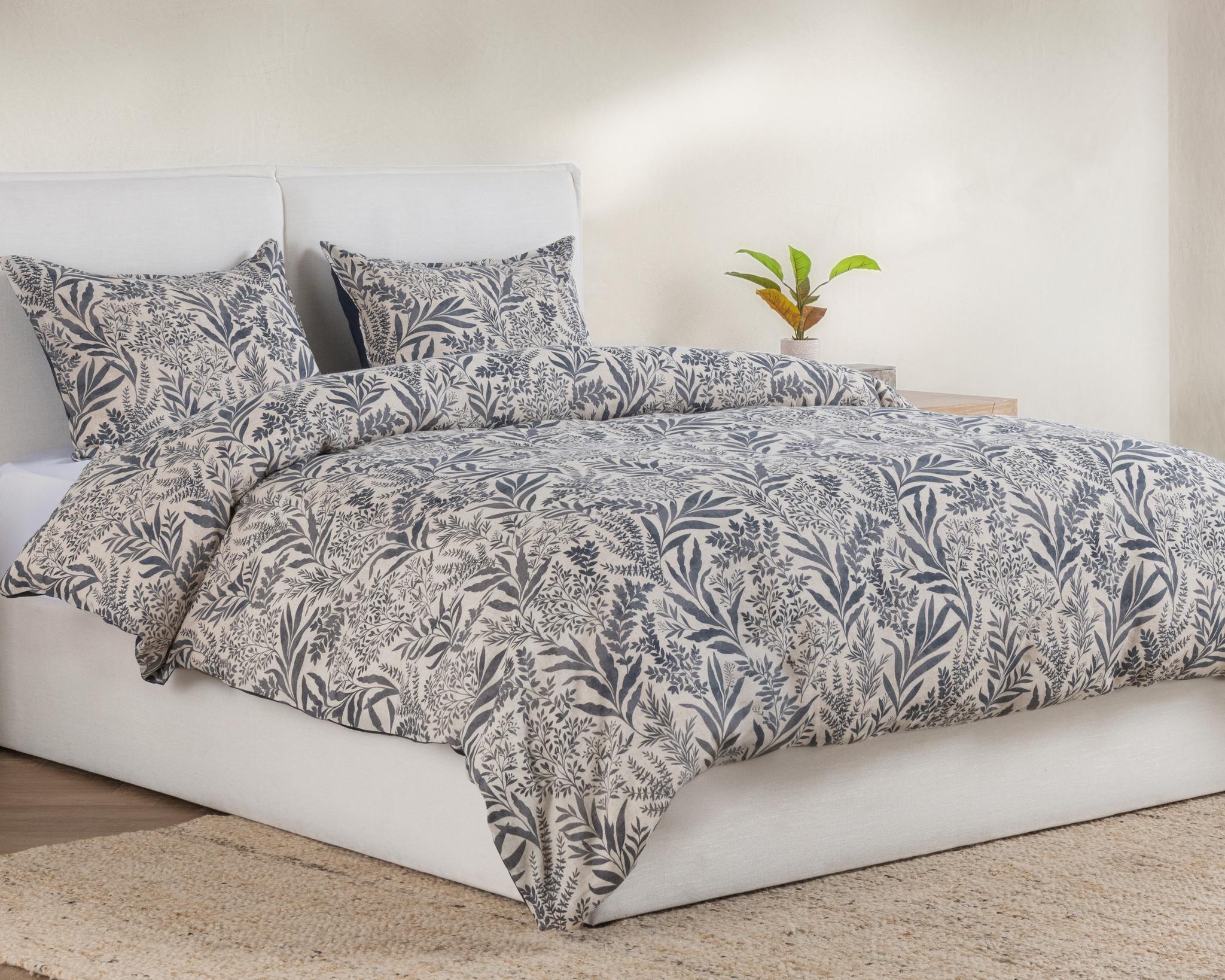 Mulberry Duvet Collection - Denim Blue - King / Set