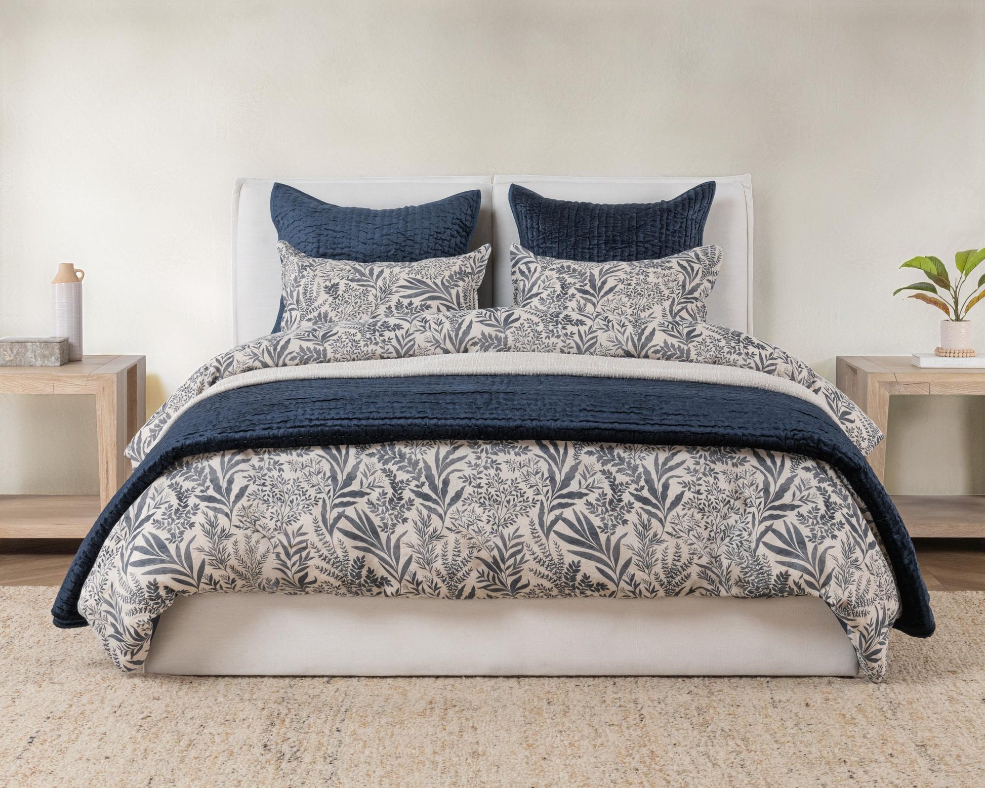 Mulberry Duvet Collection - Denim Blue - King / Set