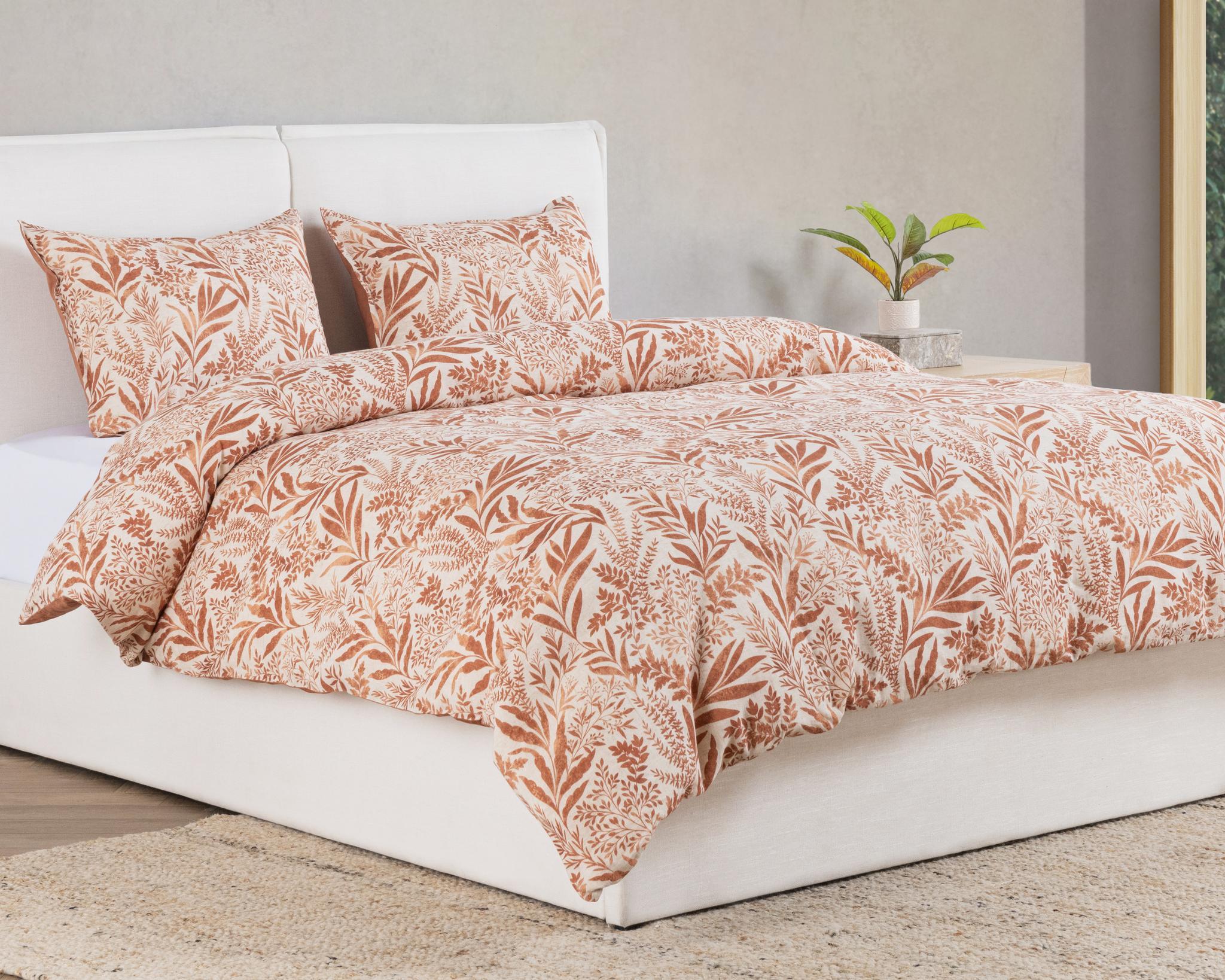 Mulberry Duvet Collection - Chestnut Brown - King / Set