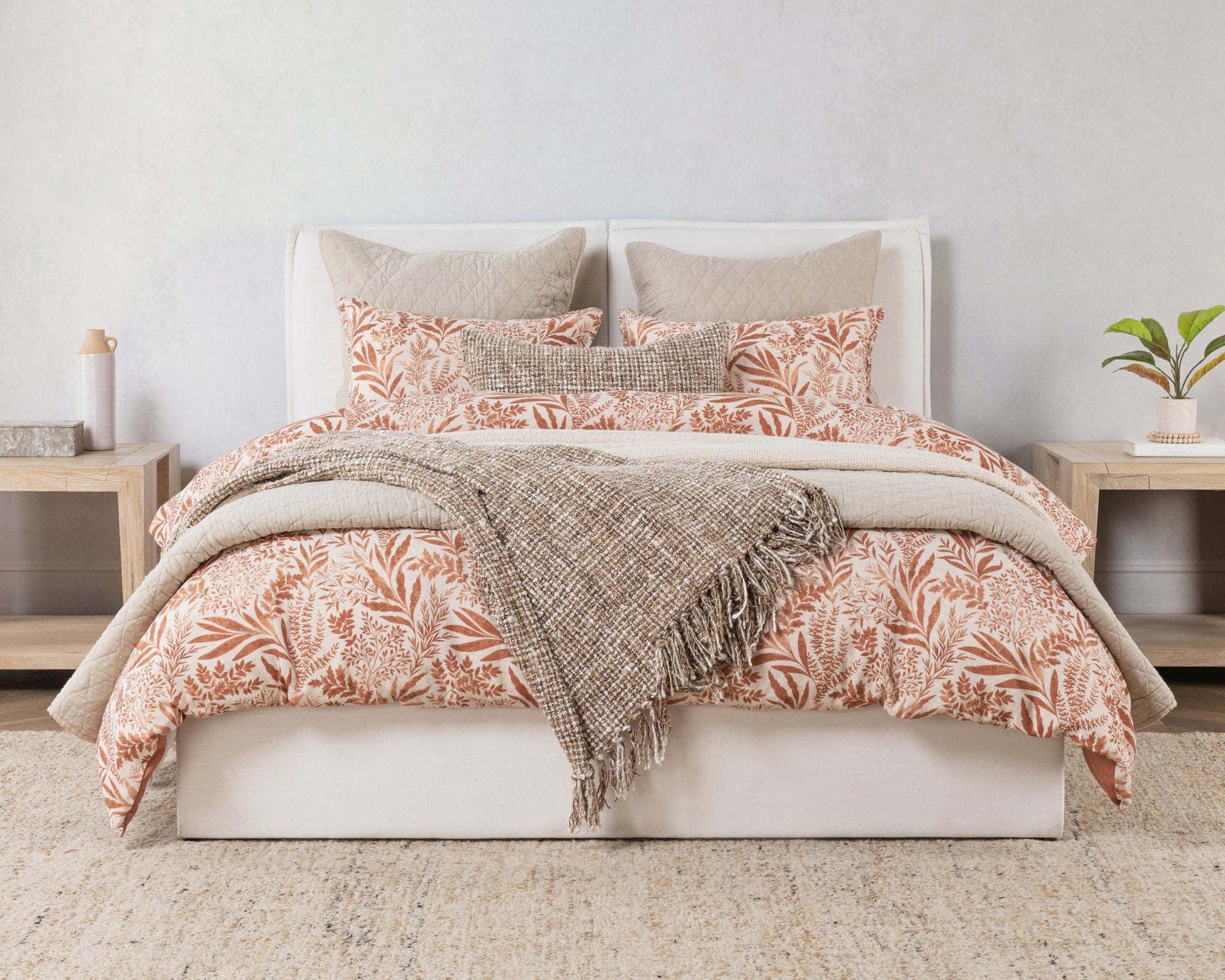 Mulberry Duvet Collection - Chestnut Brown - King / Set