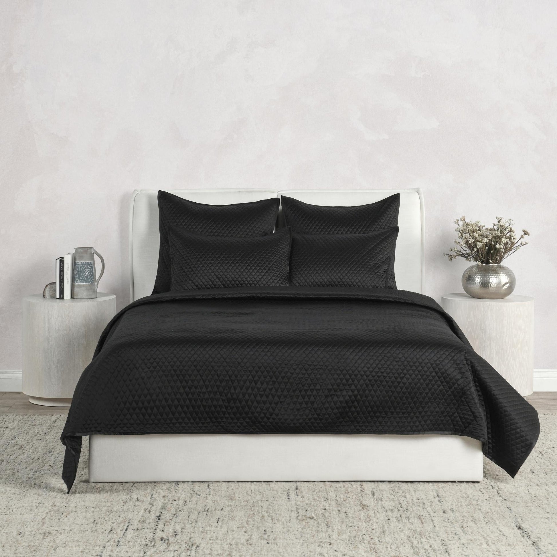 Diamond Quilt Collection - Onyx - King / Set