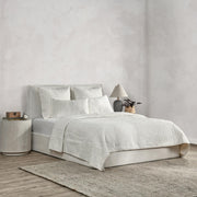 Bari Velvet Quilt Collection - Cloud - King / Set