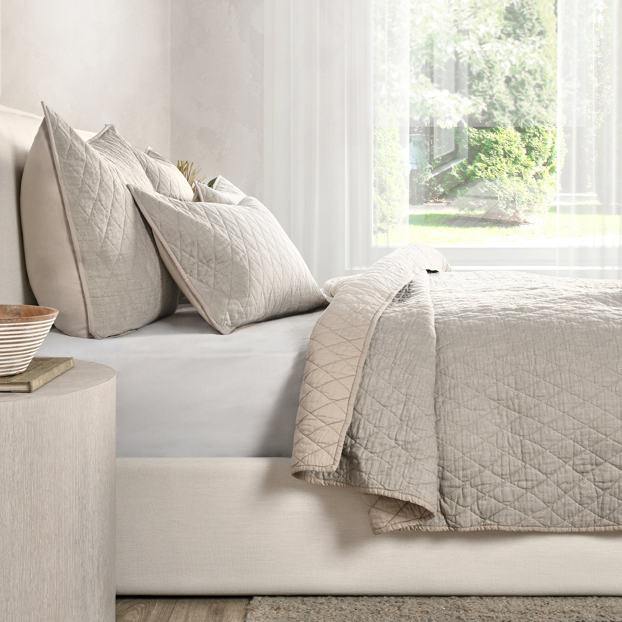 Lana Quilt Collection - Natural - King / Set