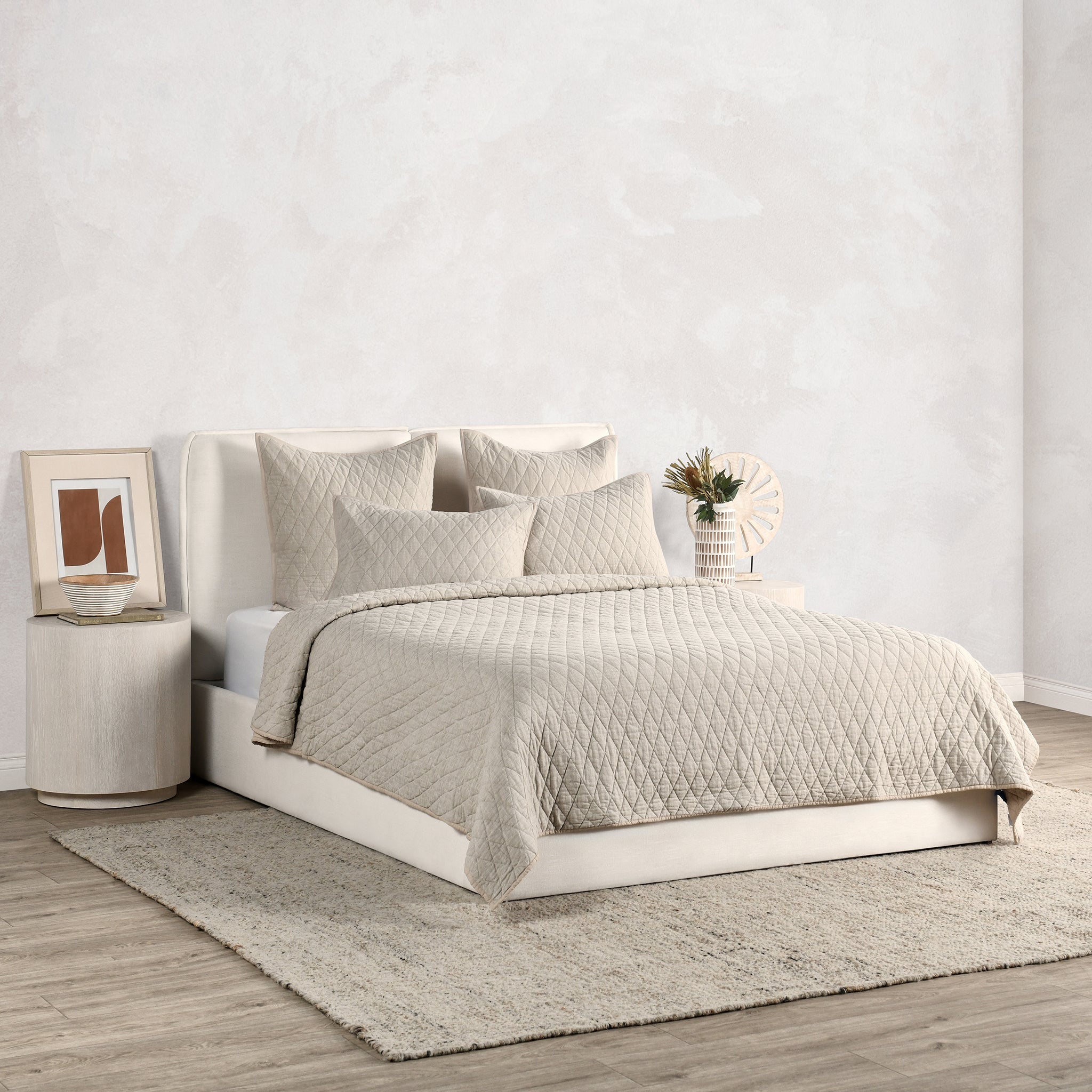 Lana Quilt Collection - Natural - King / Set