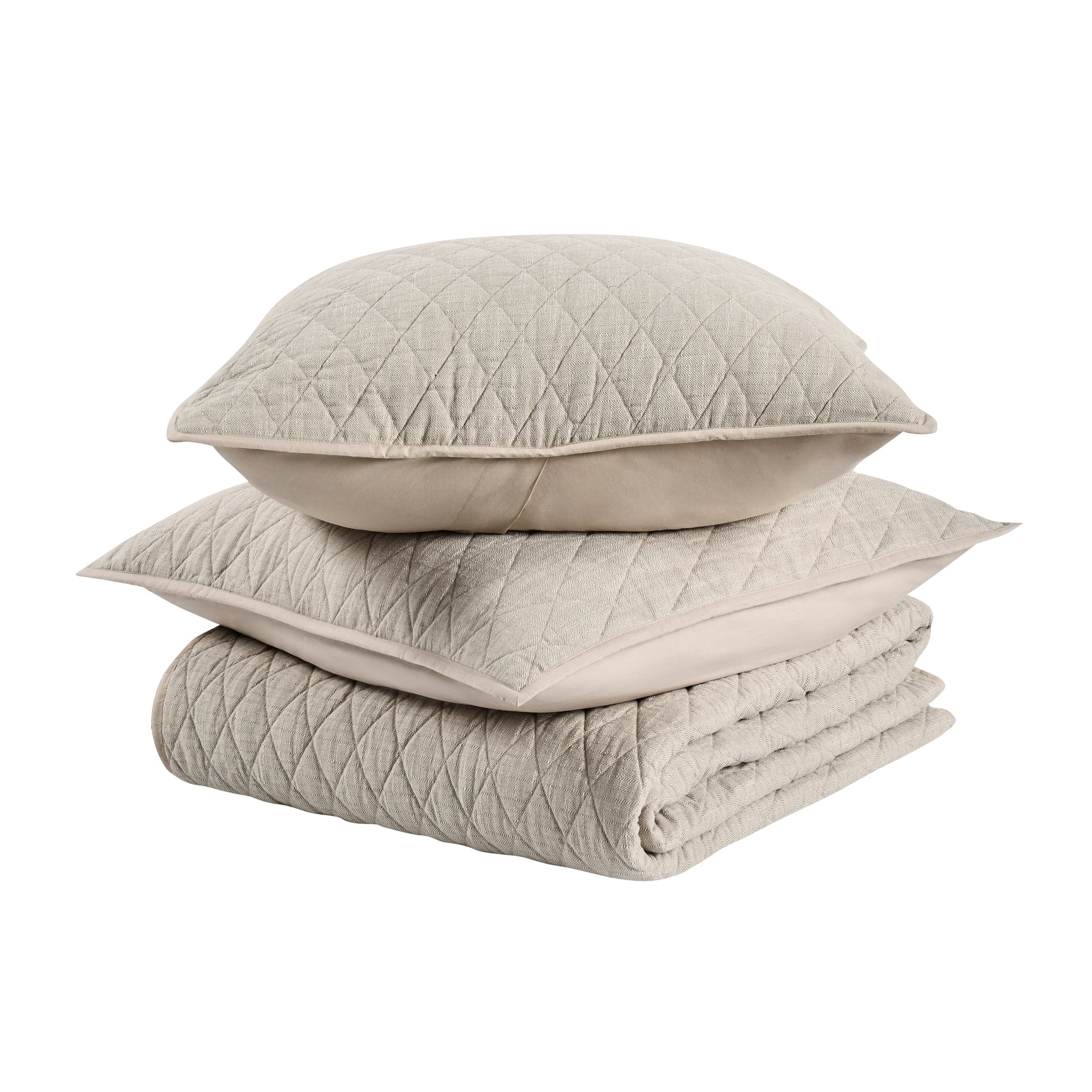 Lana Quilt Collection - Natural - King / Set