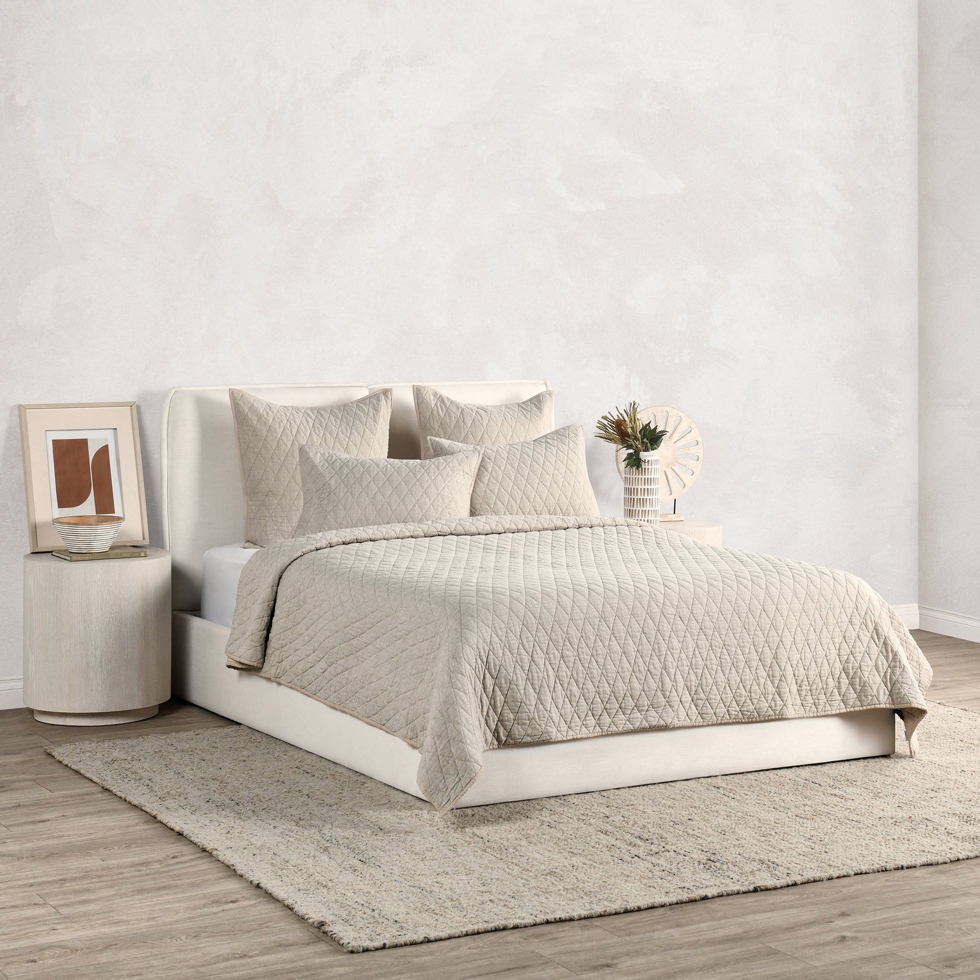 Lana Quilt Collection - Natural - King / Set