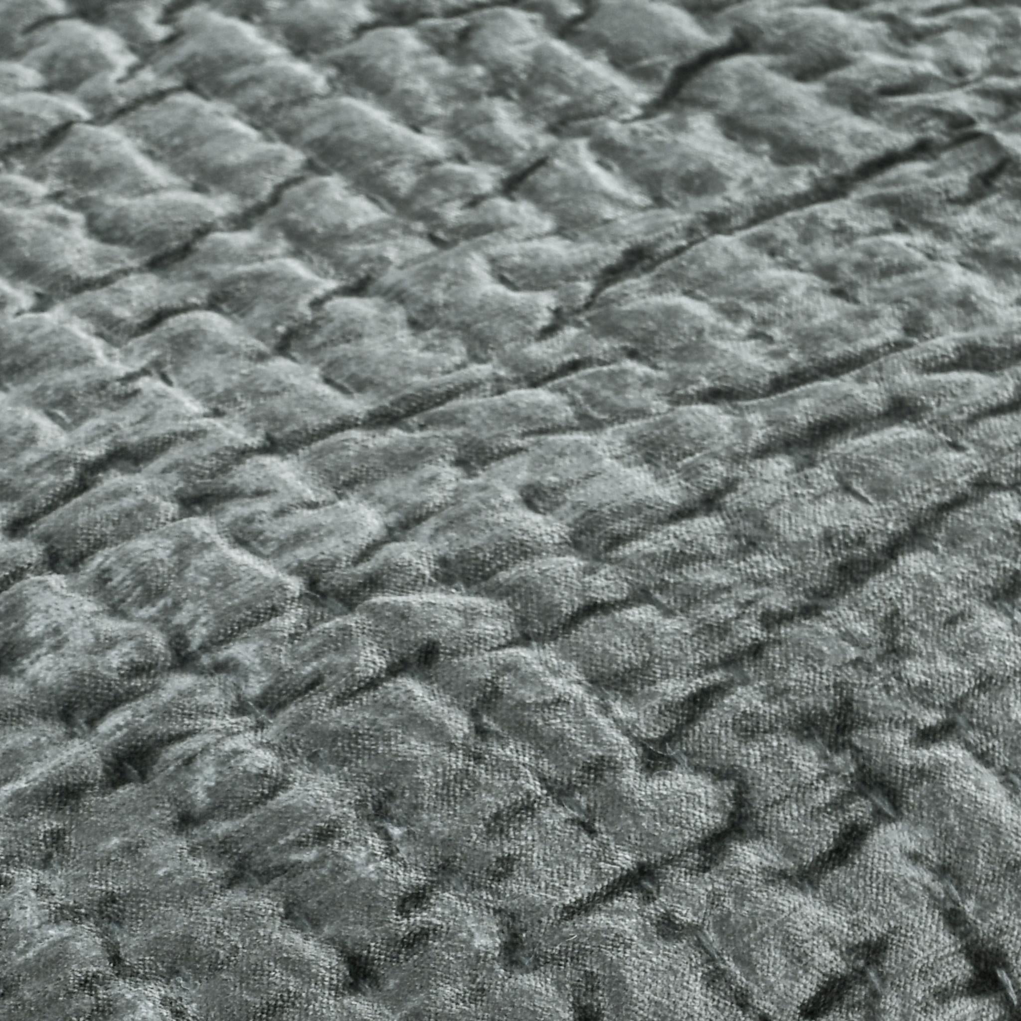 Bari Velvet Quilt Collection - Bay Green - King / Set