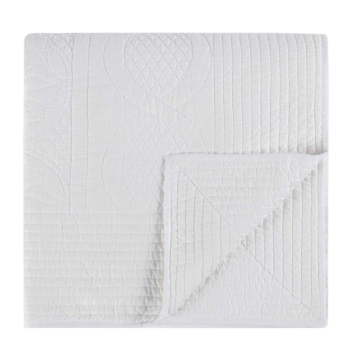 Anessa Quilt Collection - White - King / Set