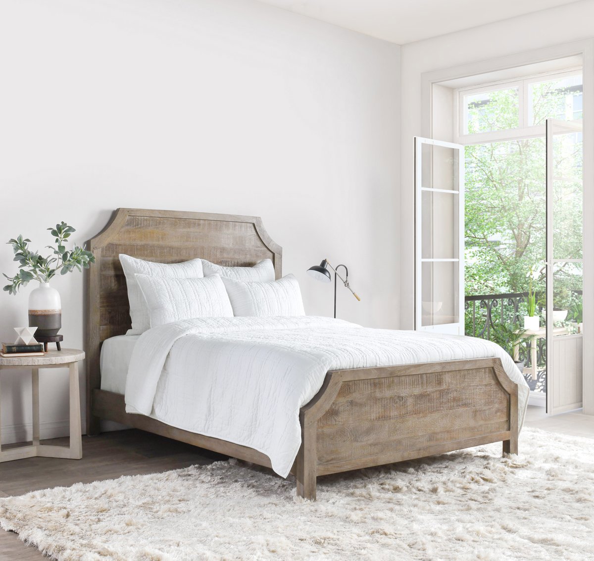 Carly Quilt Collection - White - King / Set