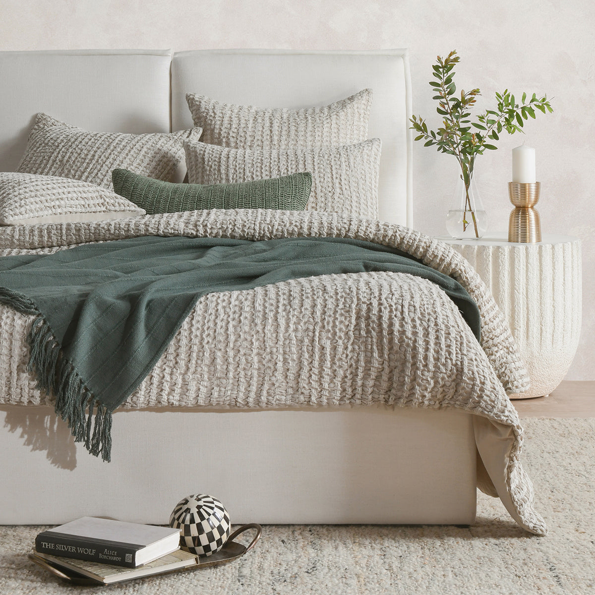 Colmar Quilt Collection - Natural - King / Set