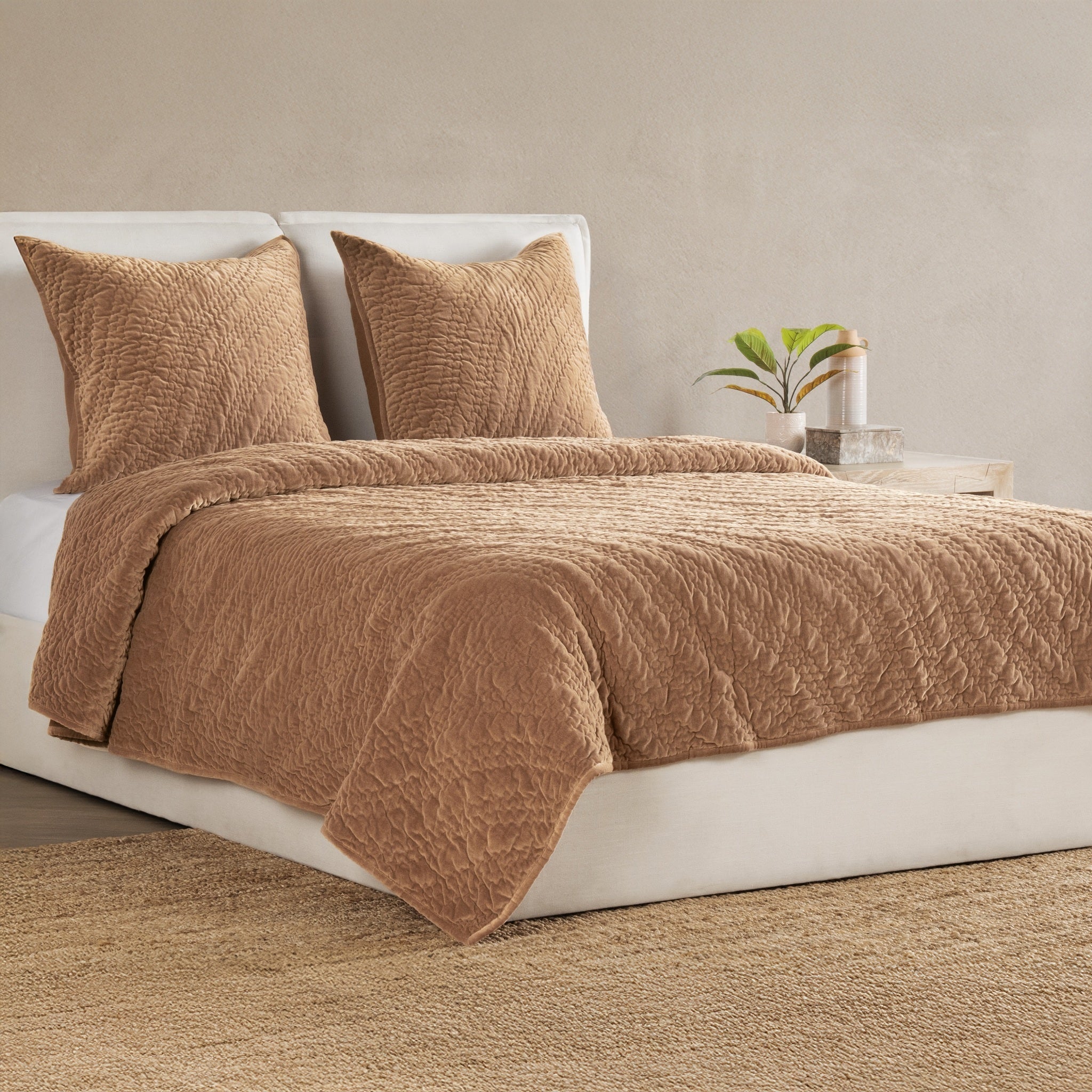 Elms Velvet Quilt Collection - Hazel - King / Set