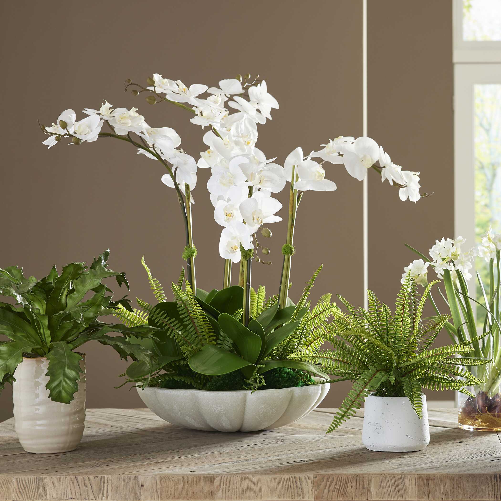 Uttermost Flourish Orchid Centerpiece