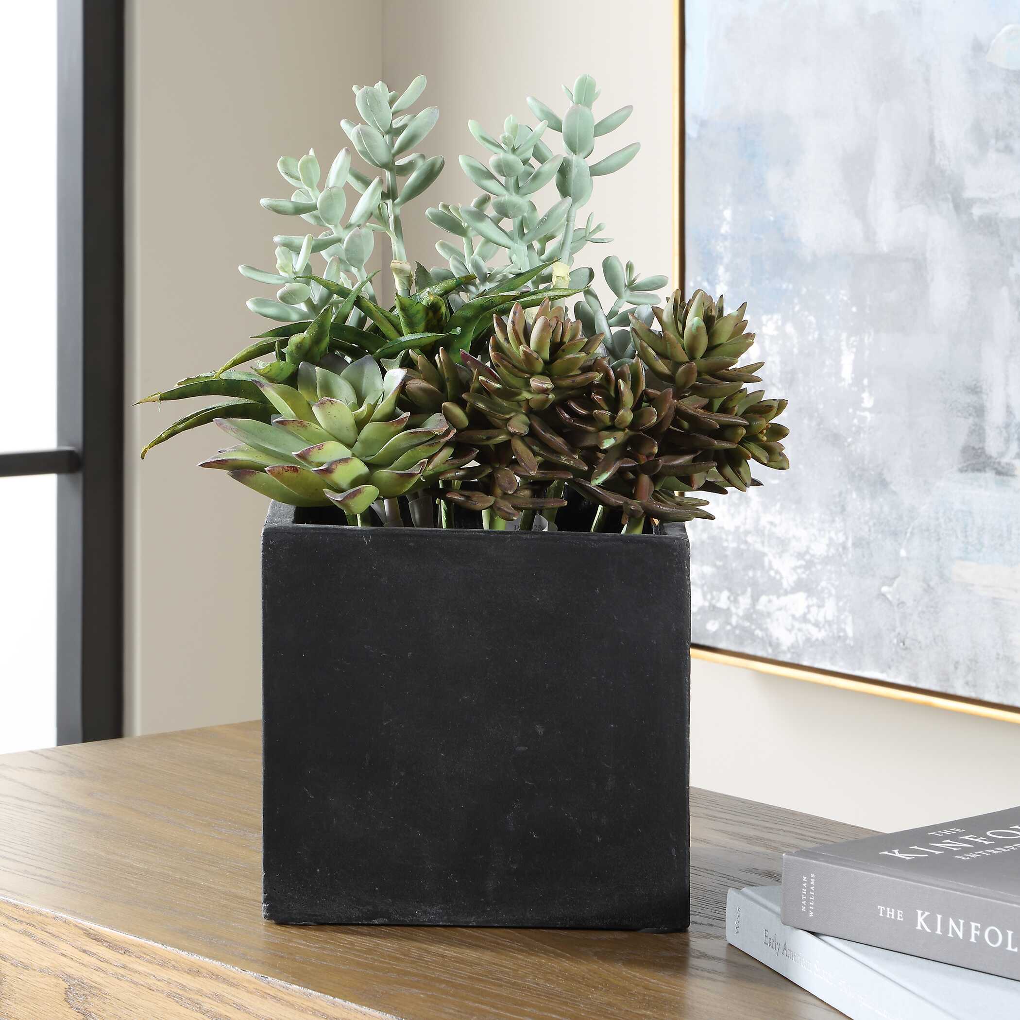 Uttermost Greystone Indoor-Outdoor Succulent