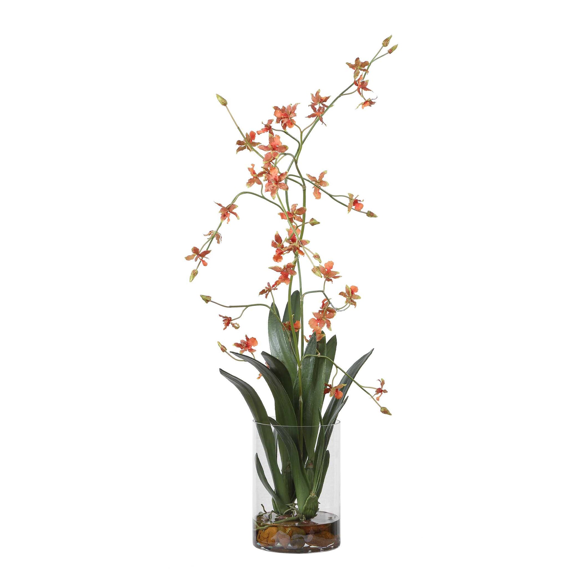Uttermost Dancing Orchid In Glass Vase