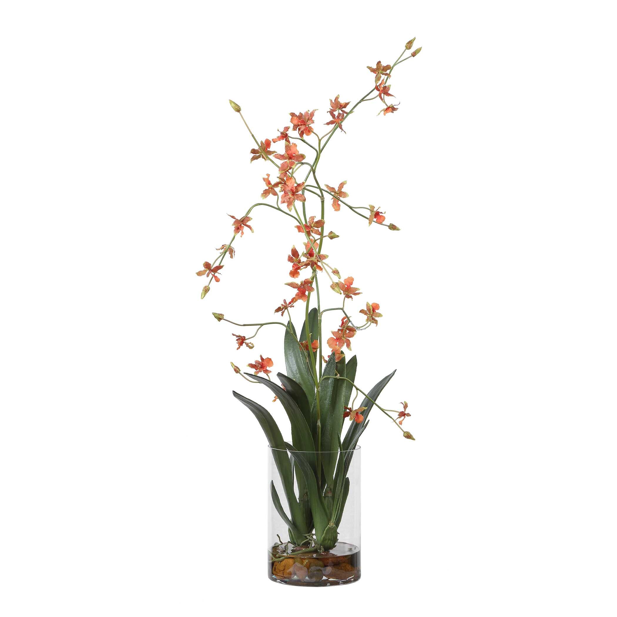 Uttermost Dancing Orchid In Glass Vase