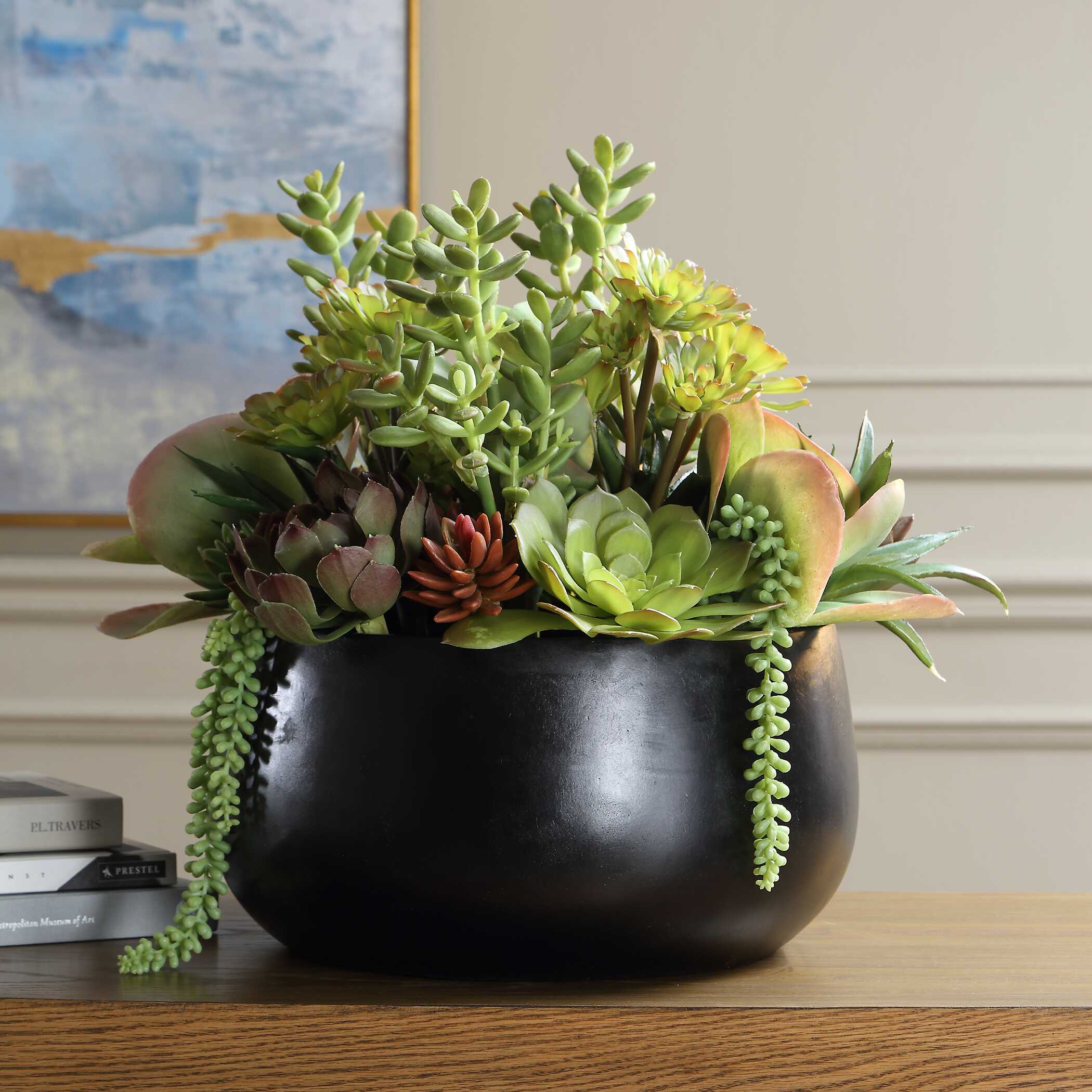 Uttermost Mico Indoor-Outdoor Succulent Centerpiece