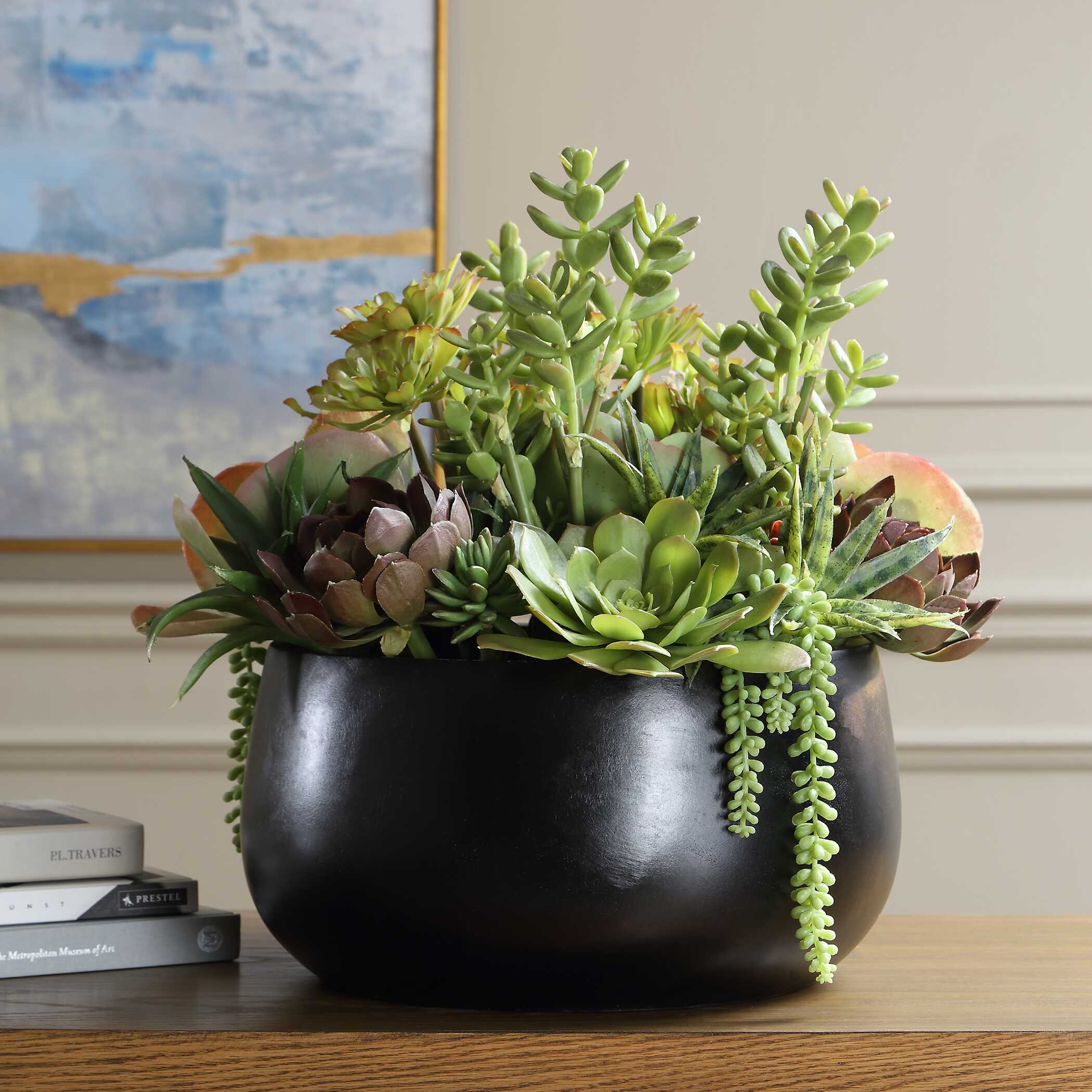 Uttermost Mico Indoor-Outdoor Succulent Centerpiece