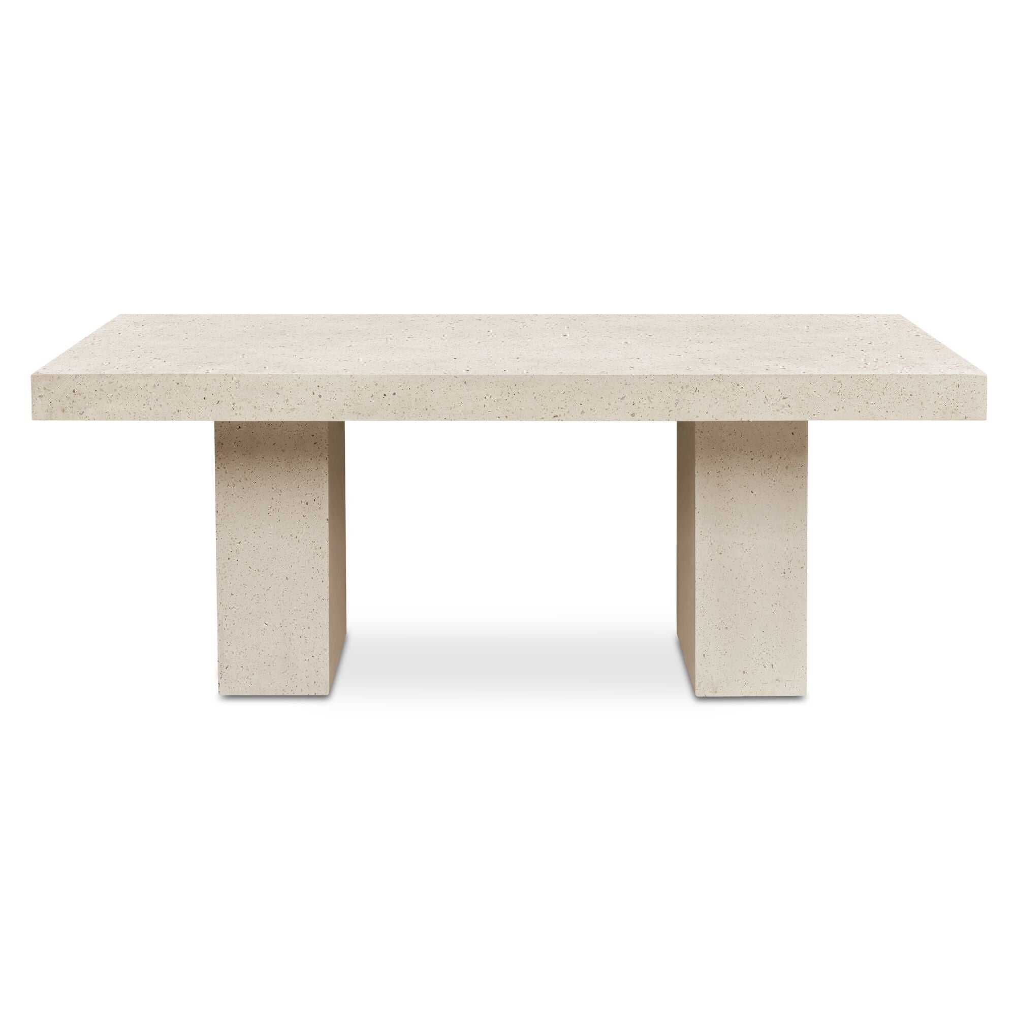 Antonius Outdoor Dining Table Terrazzo by Moe's Home Collection