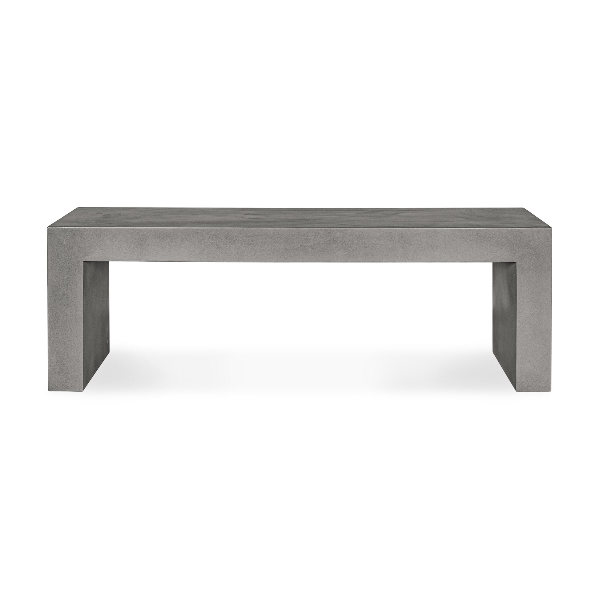 Lazarus Outdoor Bench Dark Grey by Moe's Home Collection
