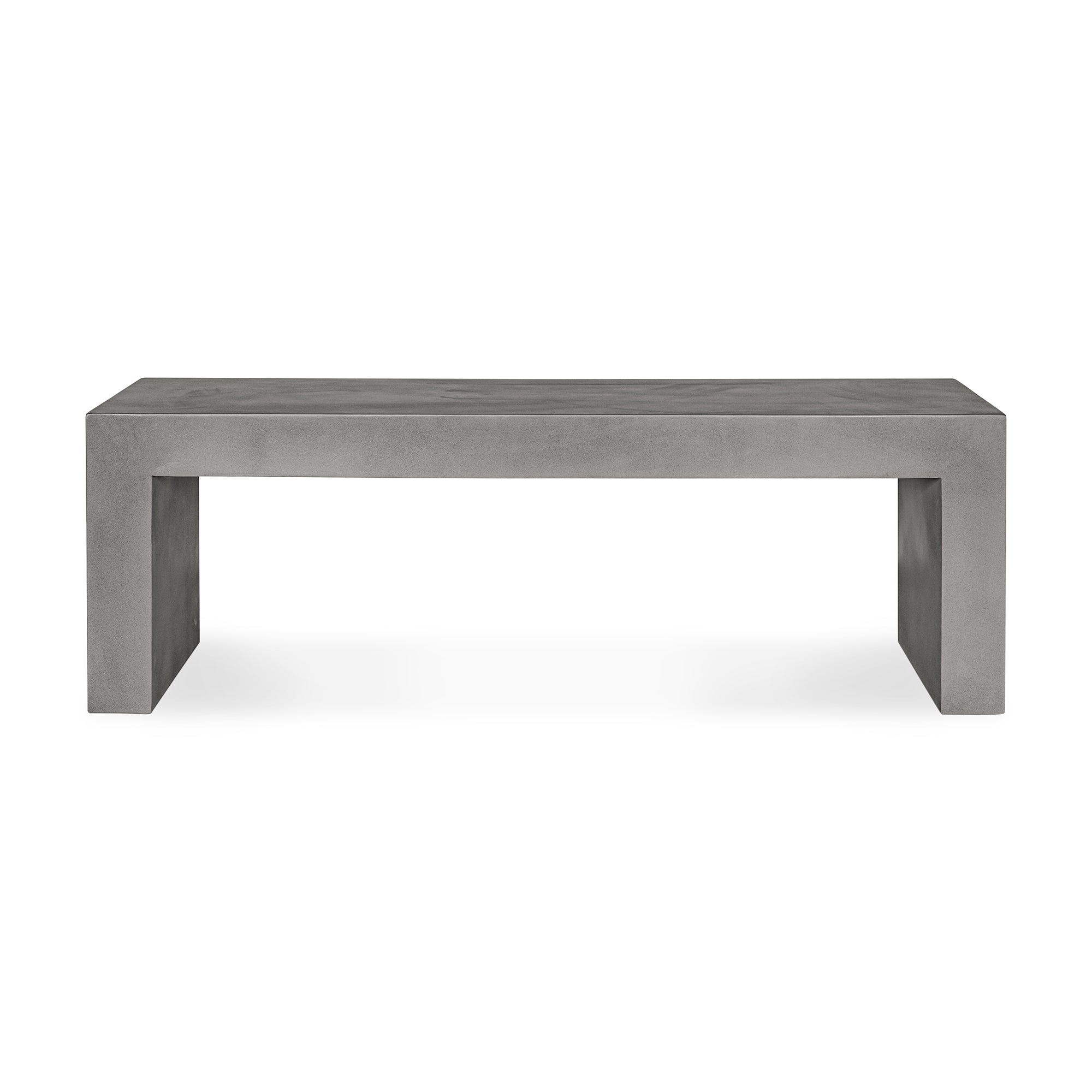 Lazarus Outdoor Bench Dark Grey by Moe's Home Collection