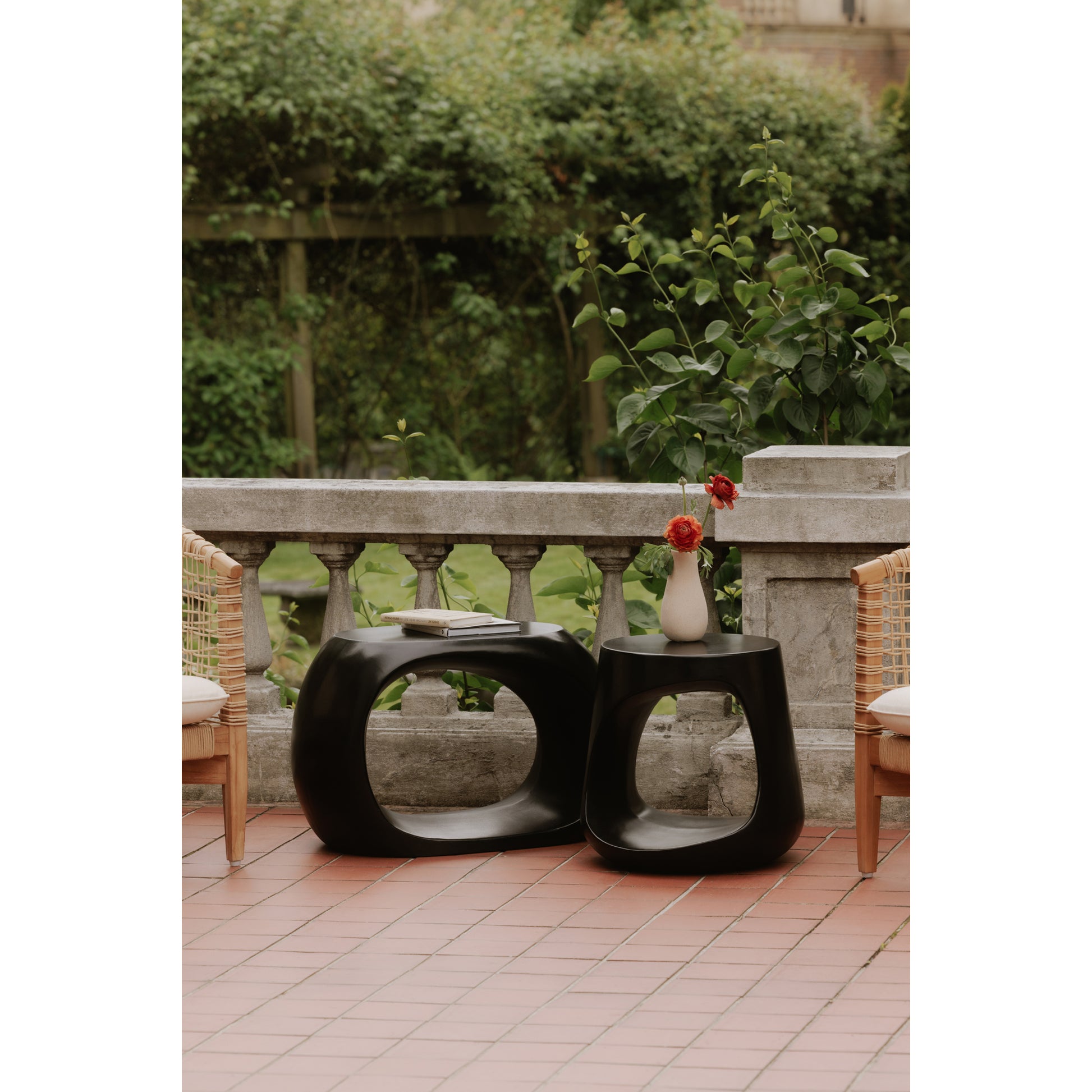 Rothko Outdoor Stool Black by Moe's Home Collection - view 5