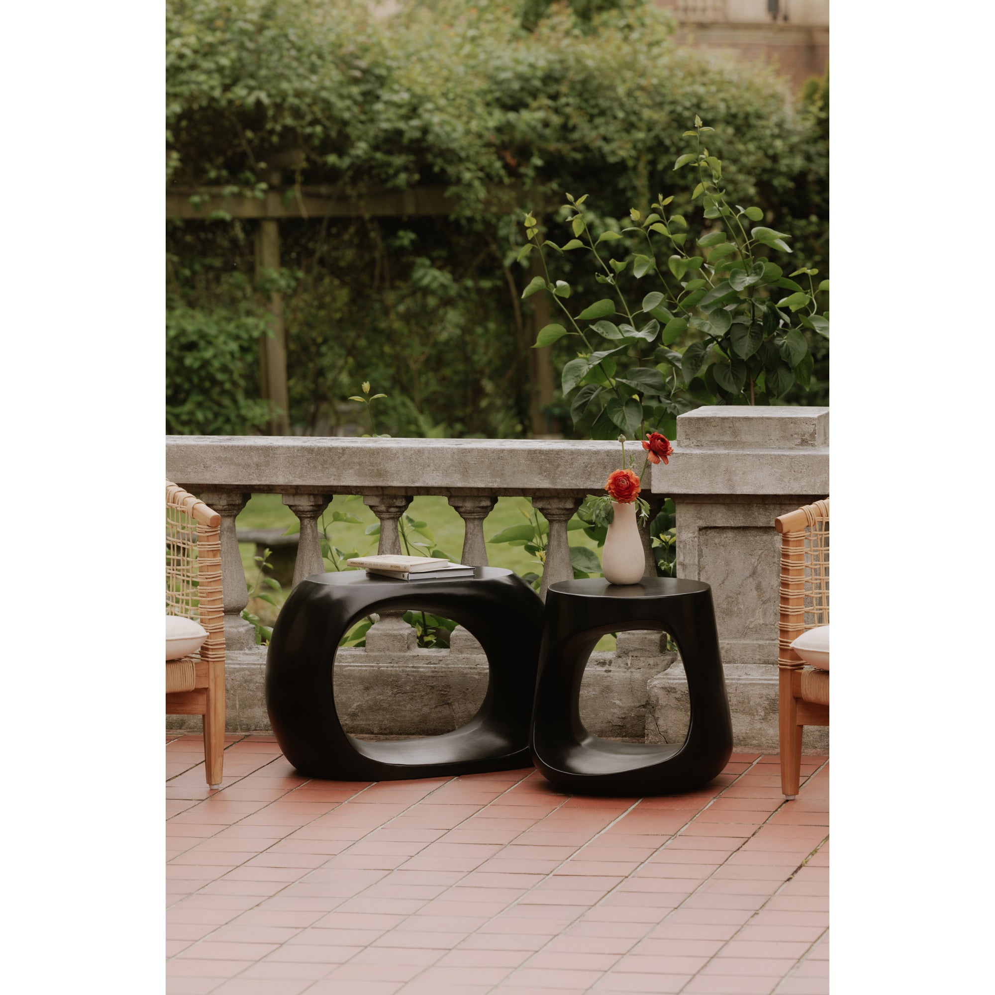 Albers Outdoor Stool Black by Moe's Home Collection - view 5
