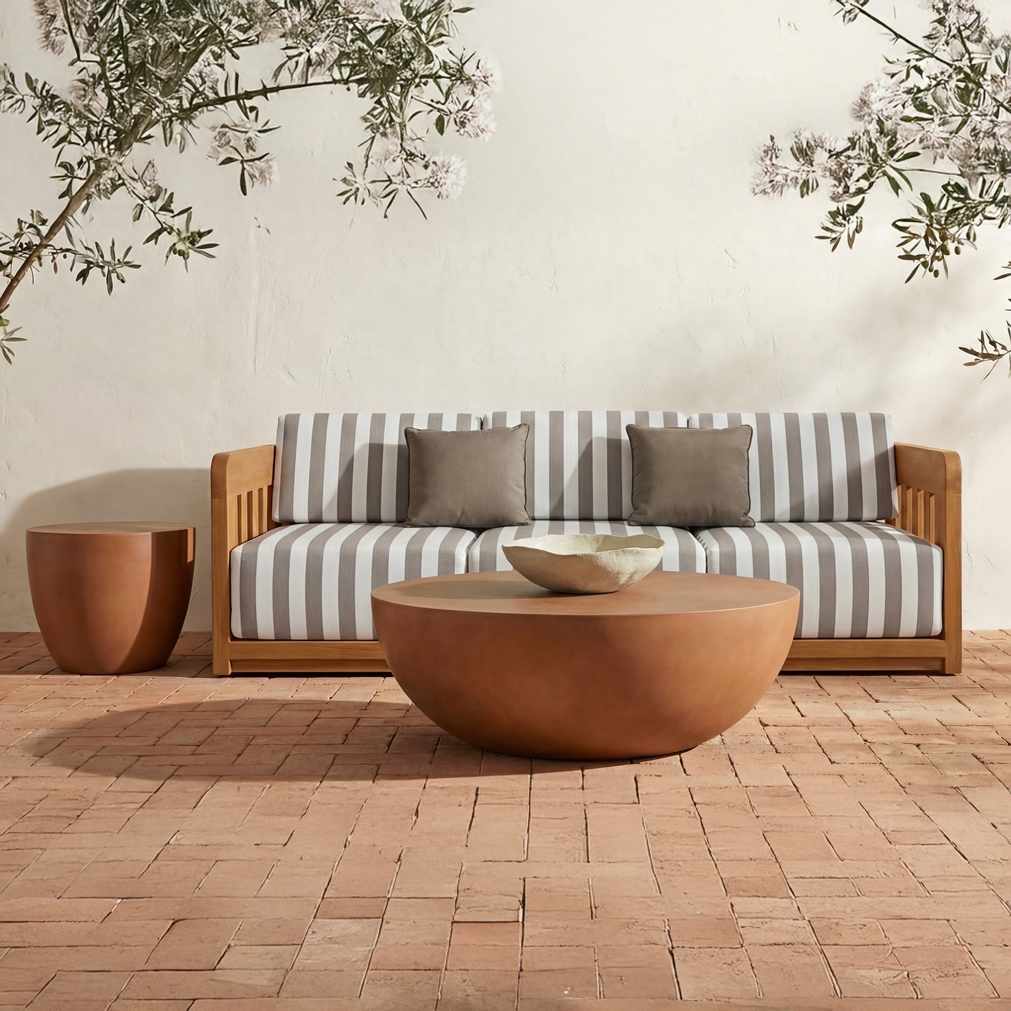 Insitu Side Table Terracotta by Moe's Home Collection - view 2