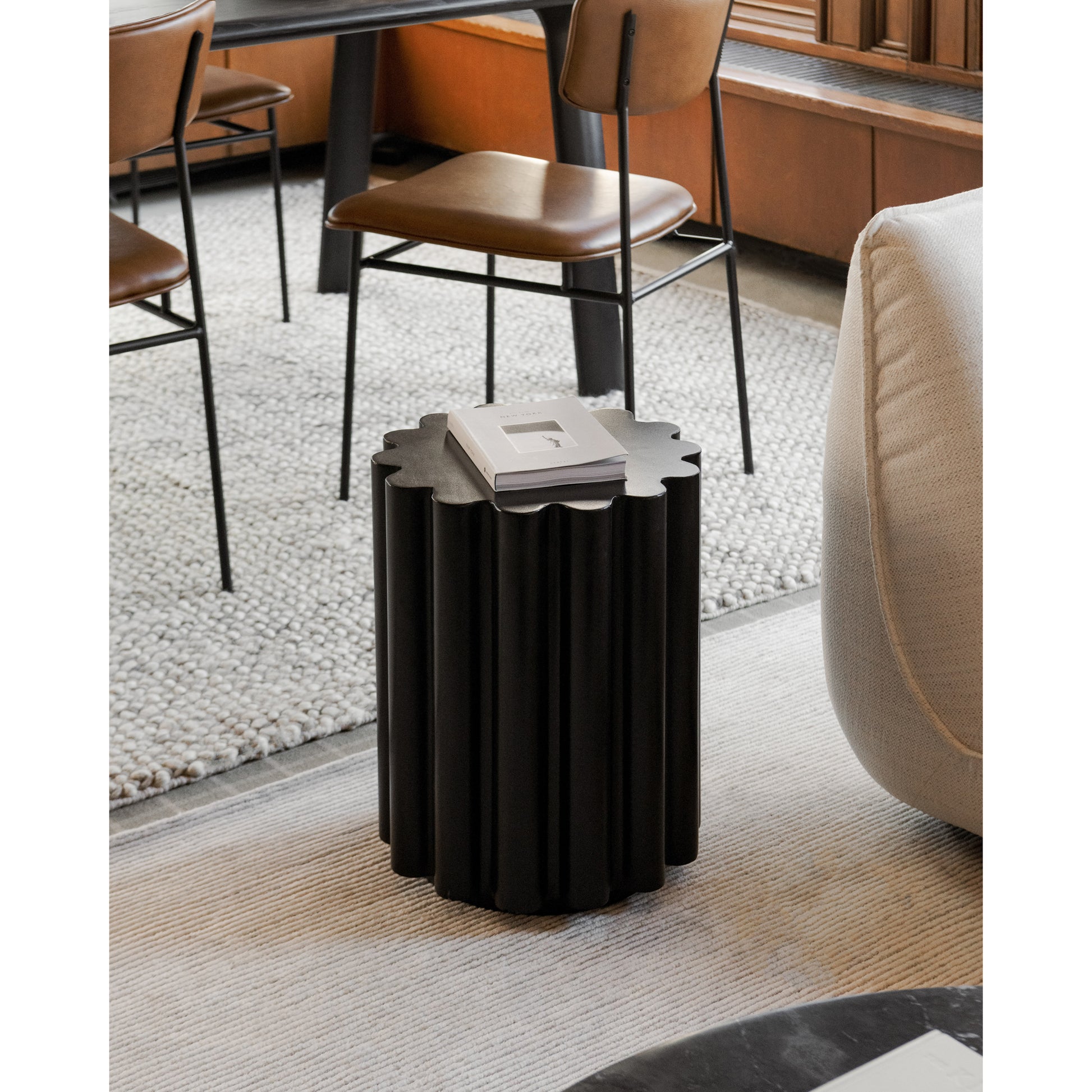 Taffy Accent Table Black by Moe's Home Collection - view 4
