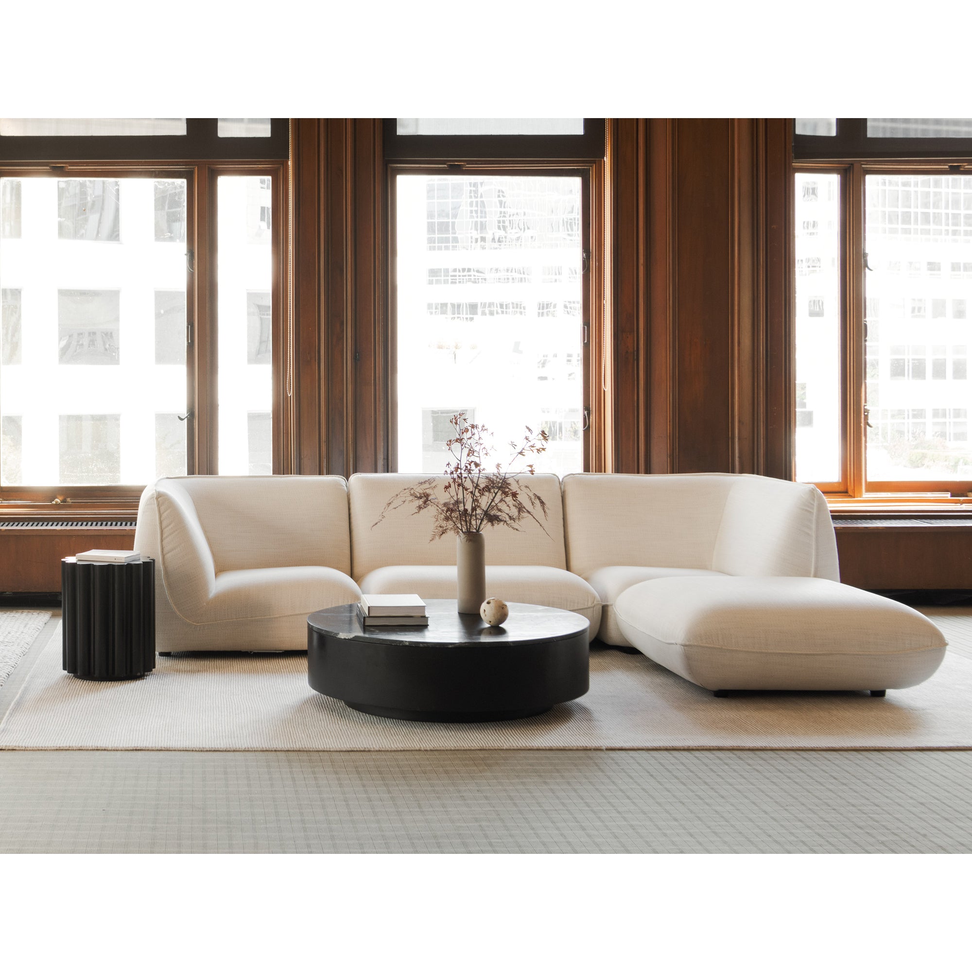 Taffy Accent Table Black by Moe's Home Collection - view 6