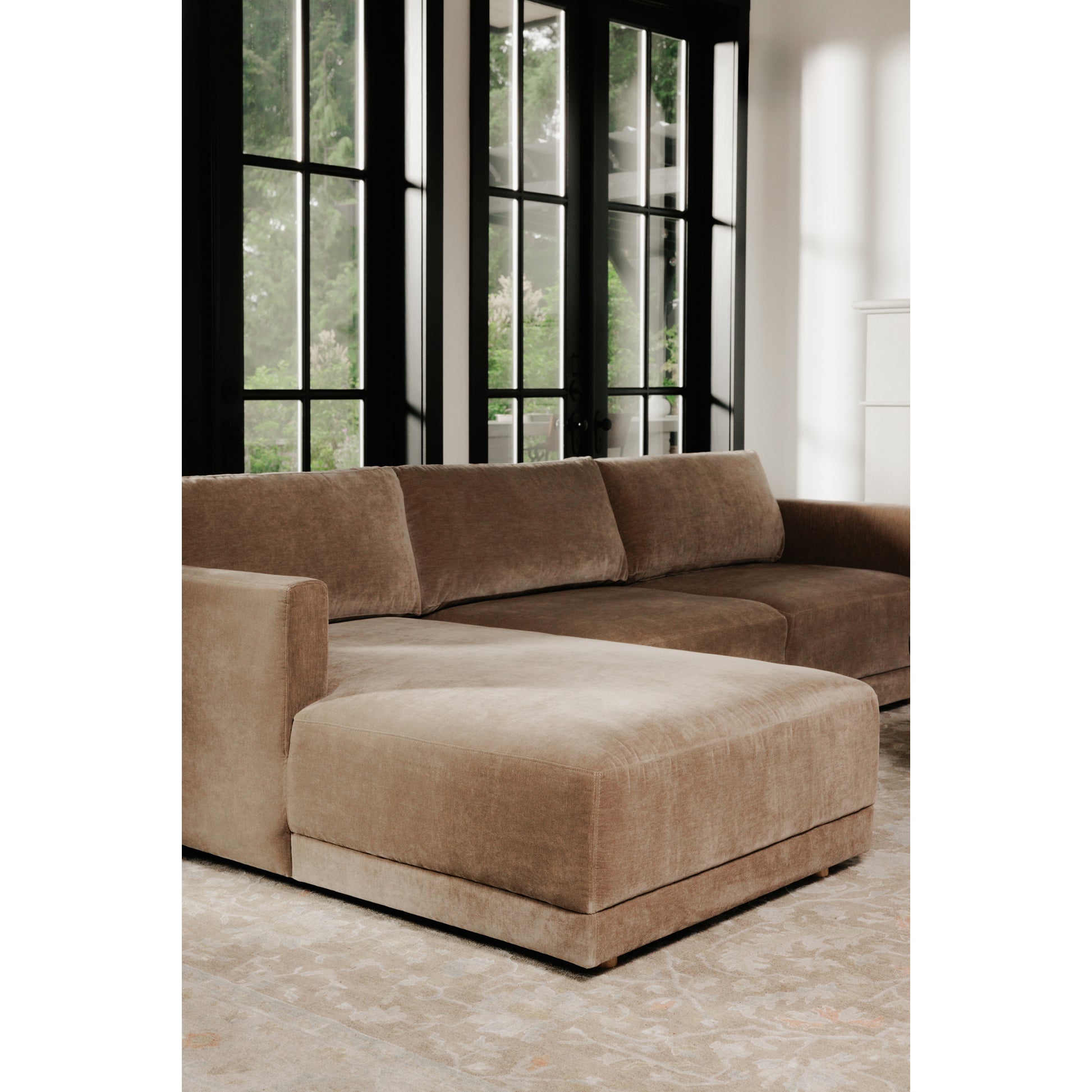 Bryn Sectional Camel Left by Moe's Home Collection - view 3