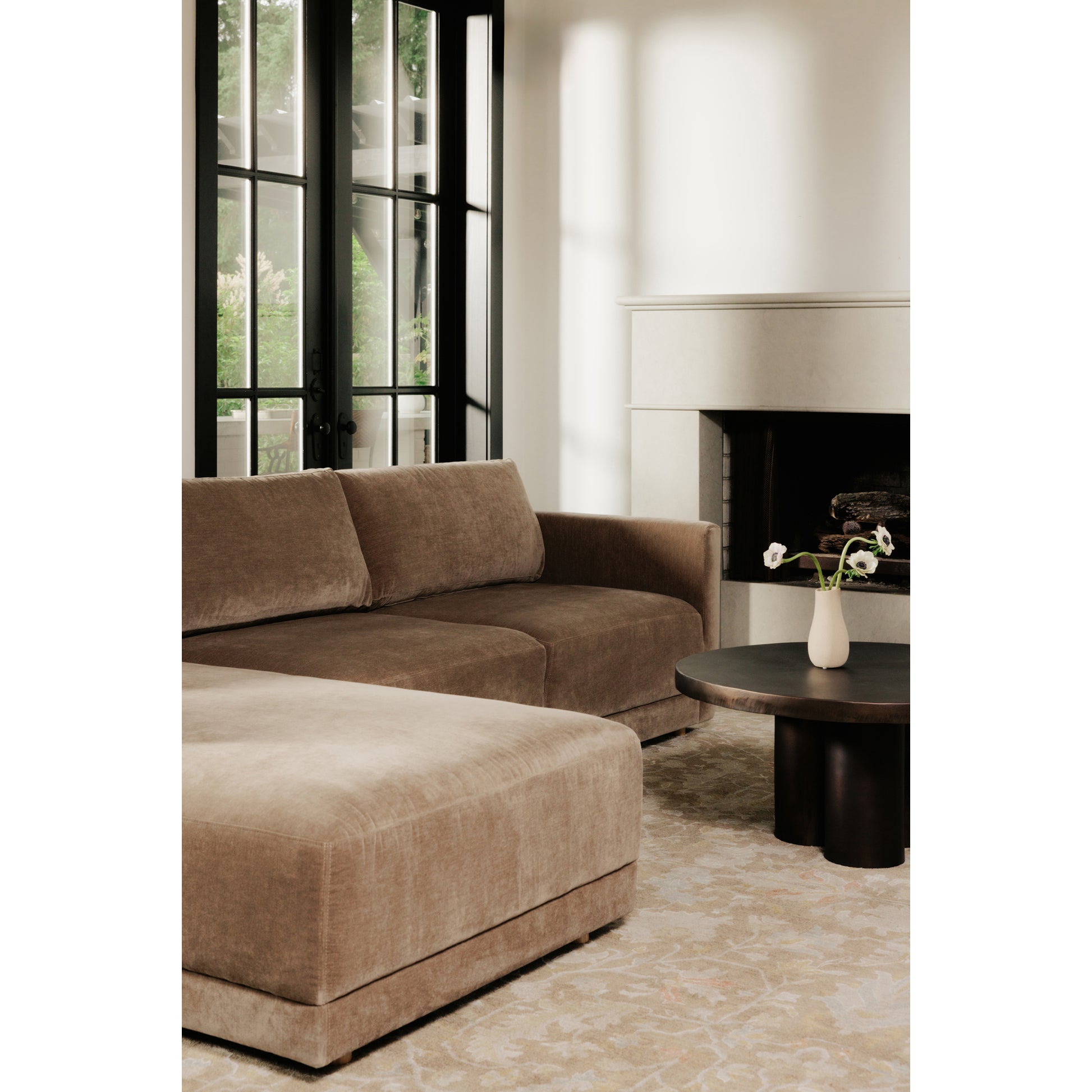 Bryn Sectional Camel Left by Moe's Home Collection - view 4