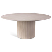 Atenas Round Dining Table Nevoa by Urbia - front view