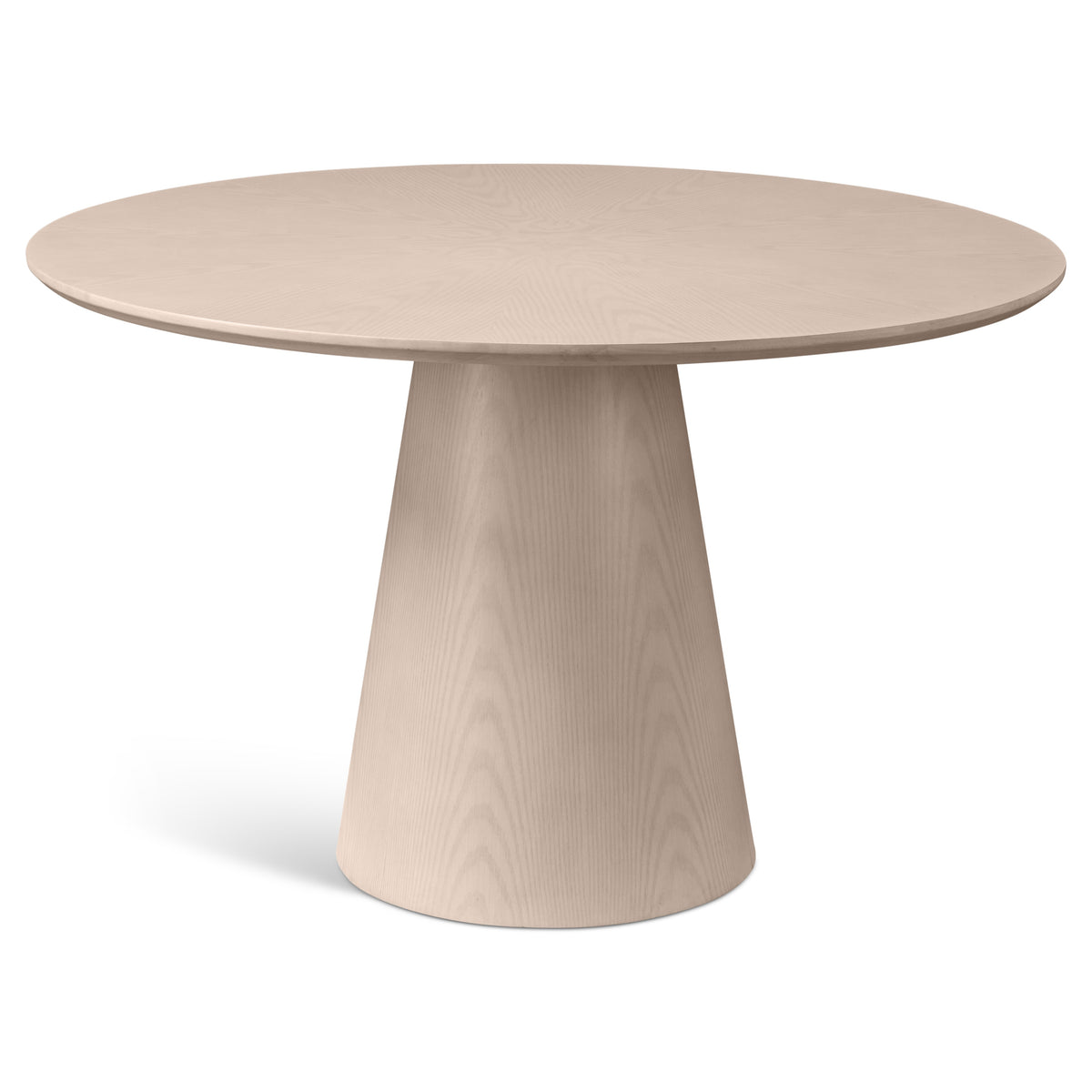 Mona Round Wood Top Dining Table Nevoa by Urbia - front view