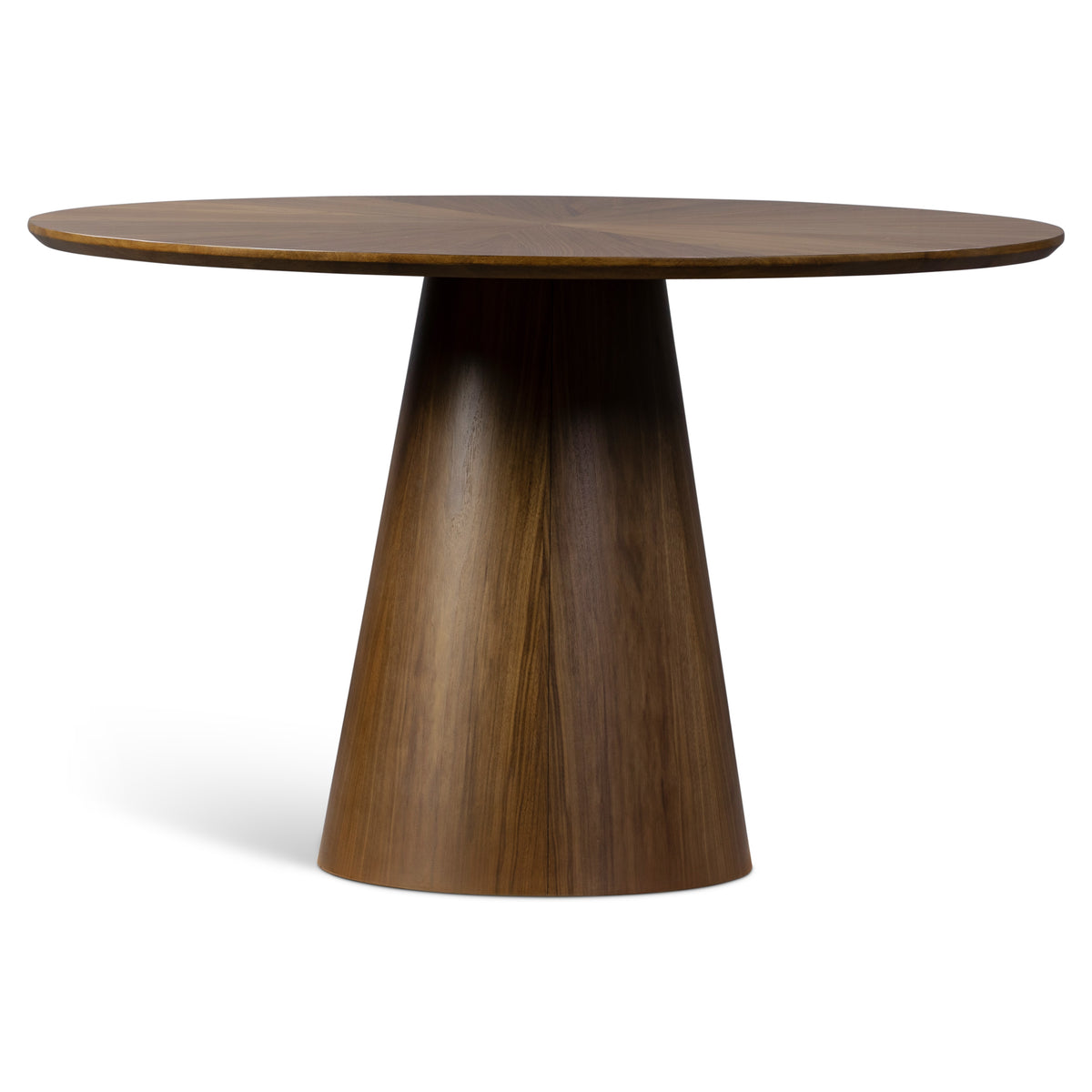 Mona Round Wood Top Dining Table Nogueria by Urbia - product detail 3