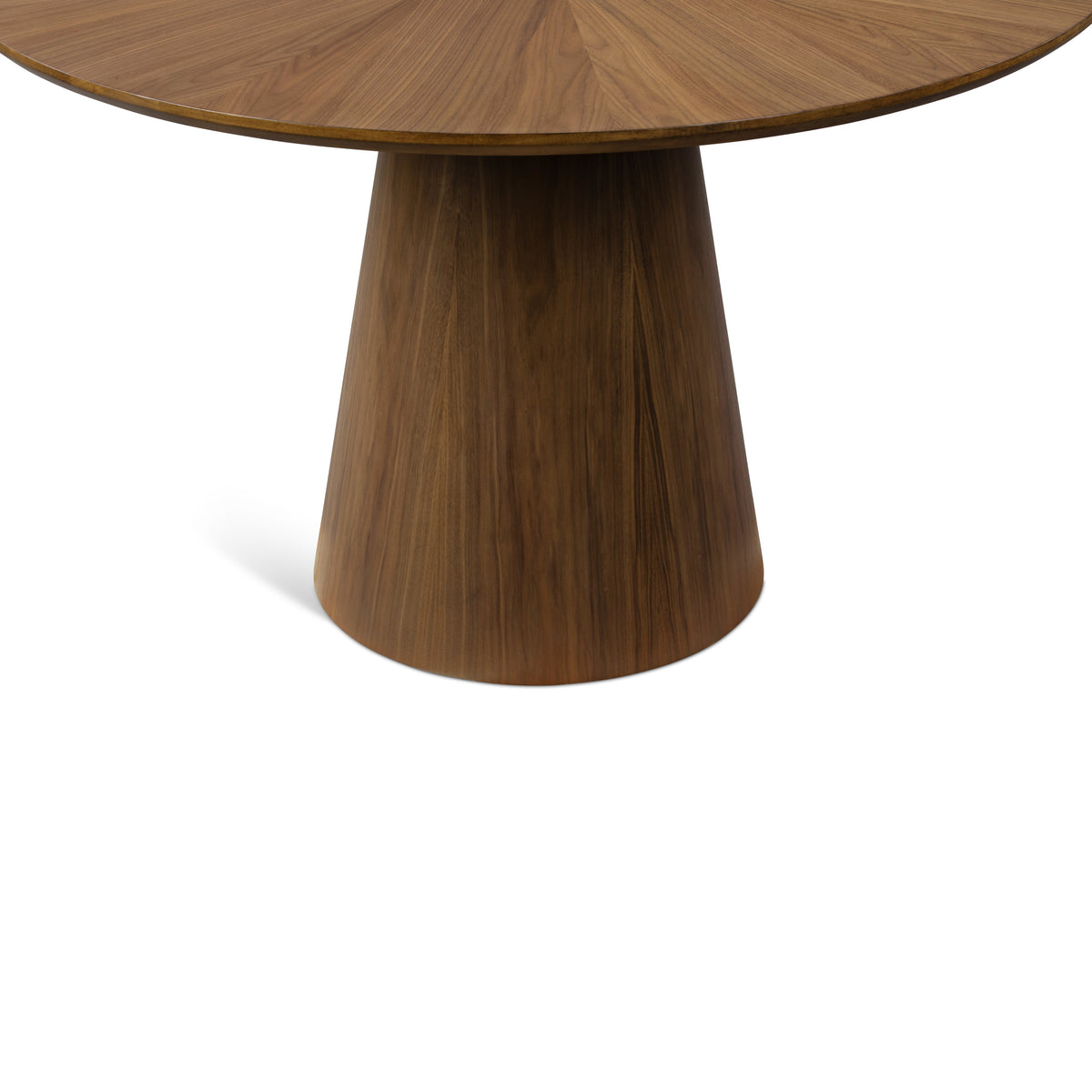 Mona Round Wood Top Dining Table Nogueria by Urbia - product detail 6