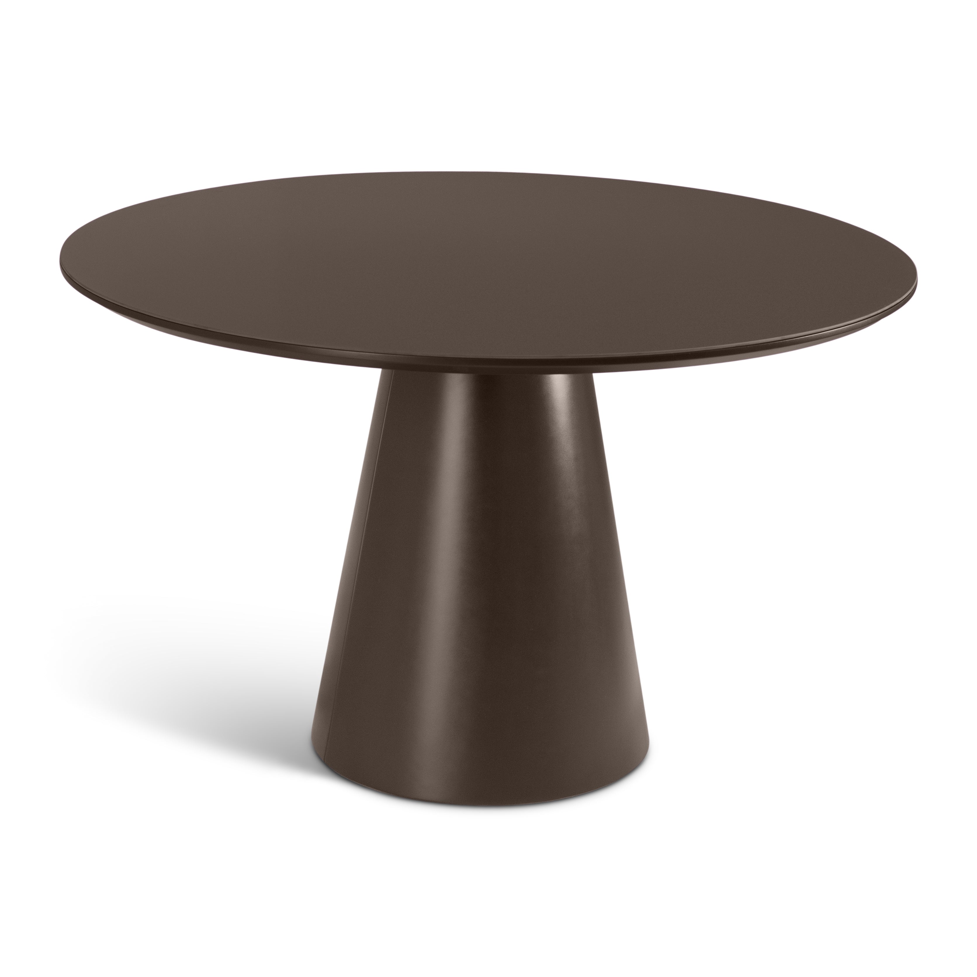 Mona Round Glass Top Dining Table Cafe by Urbia