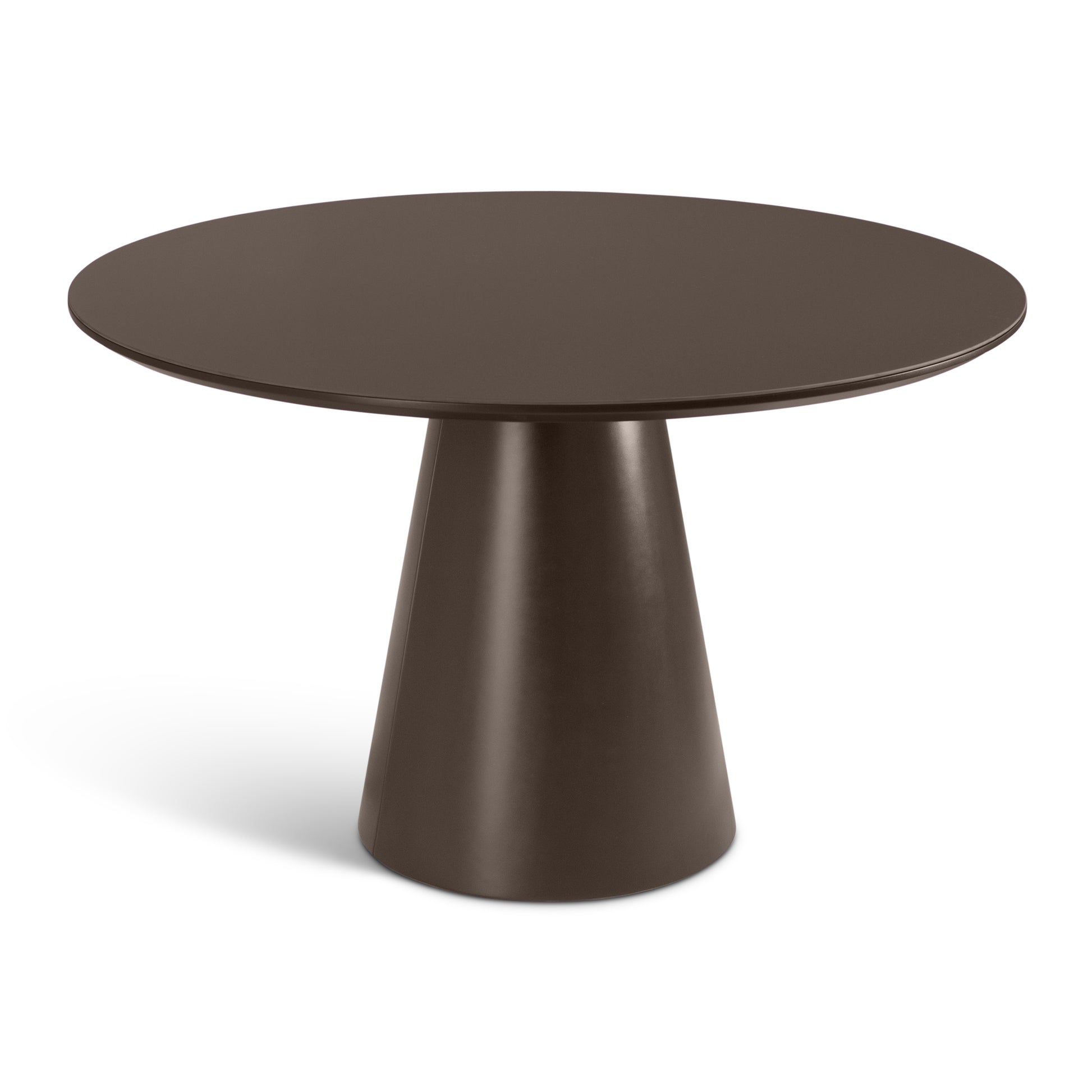 Mona Round Glass Top Dining Table Cafe by Urbia