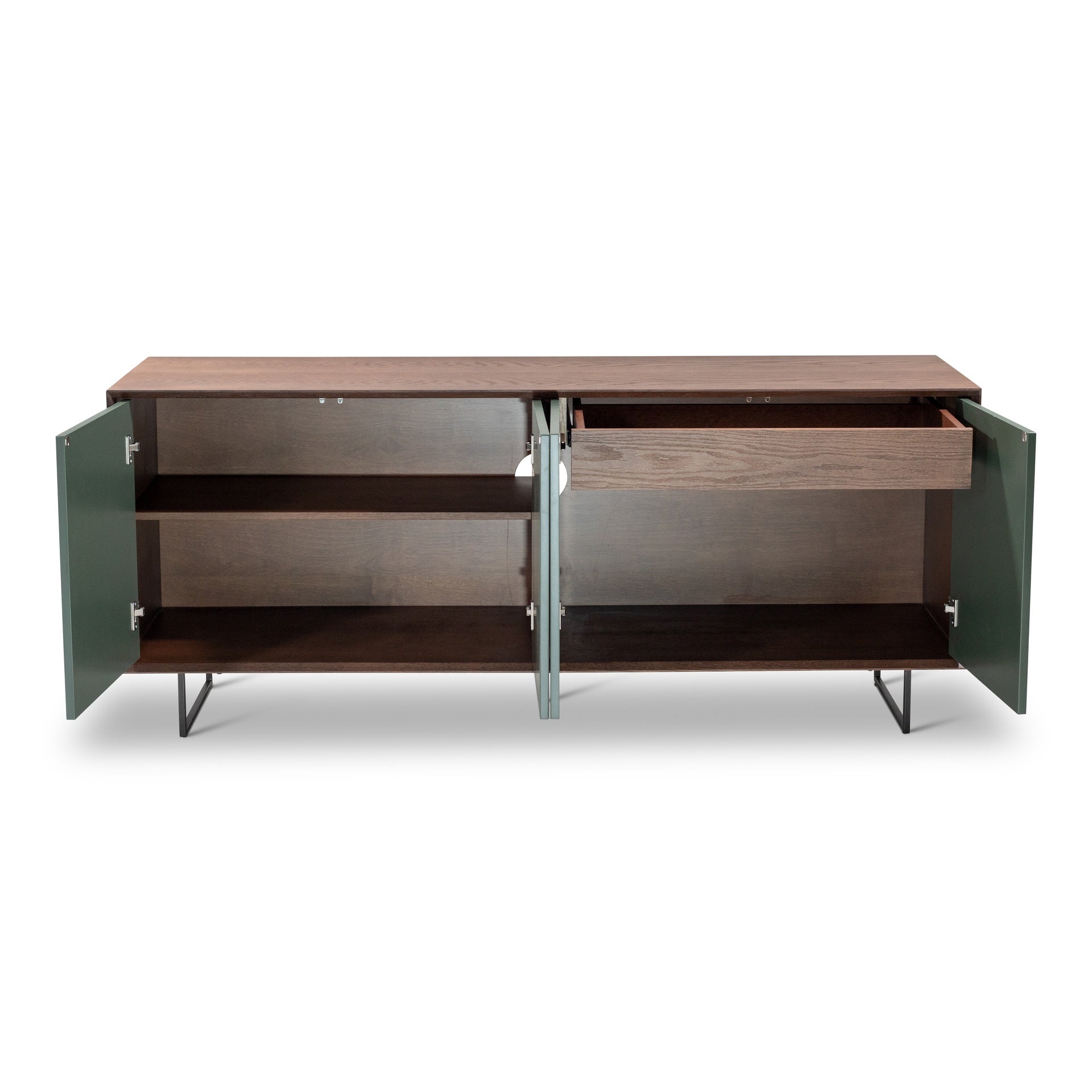 Quadrum Floresta & Nogal Lacquered & Wood Buffet by Urbia