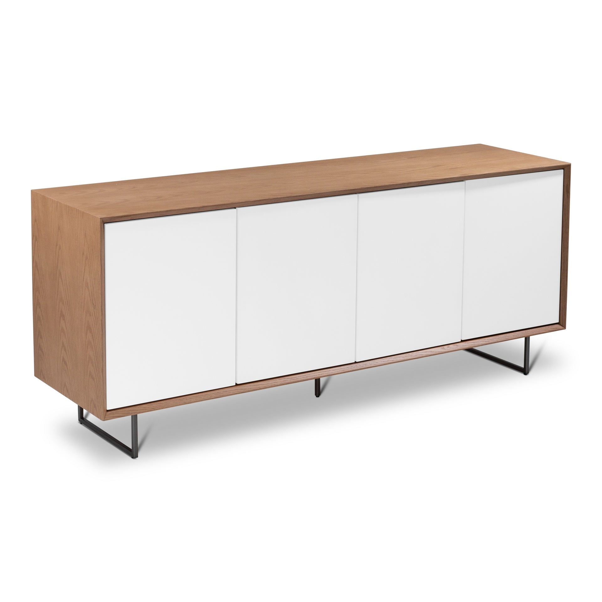 Quadrum Branco & Damasco Lacquered & Wood Buffet by Urbia