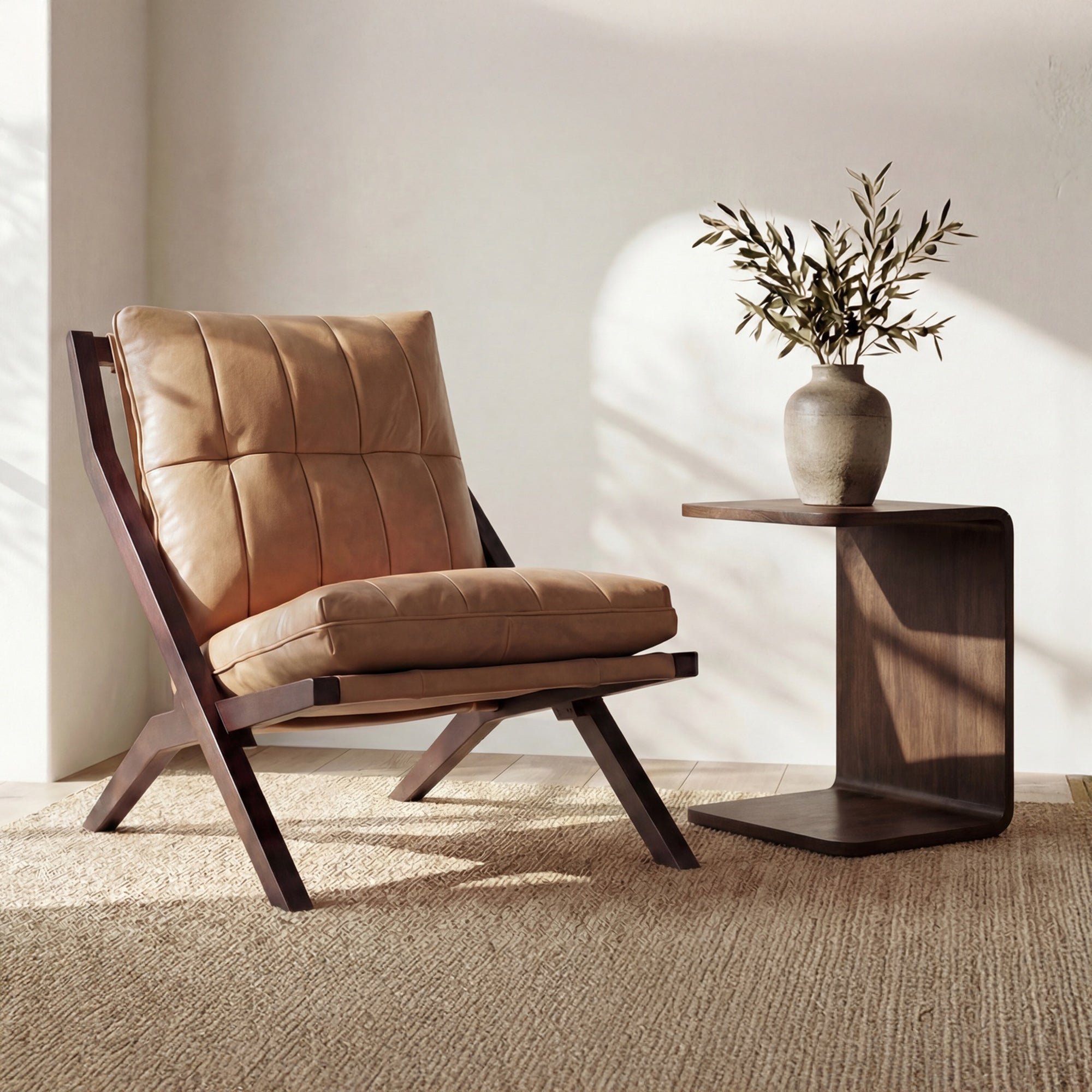 Carrie Side Table Dark Brown by Moe's Home Collection - view 2