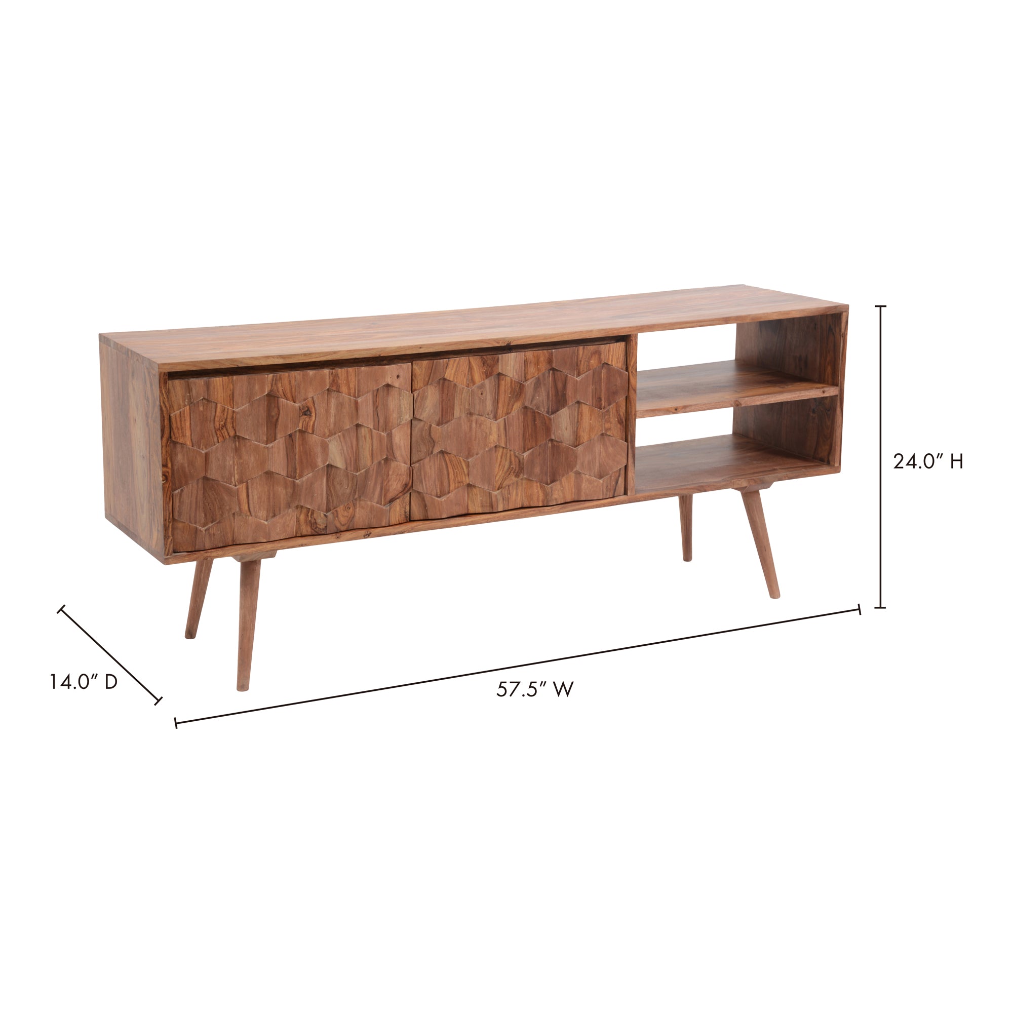 O2 TV Cabinet Natural by Moe's Home Collection - view 11