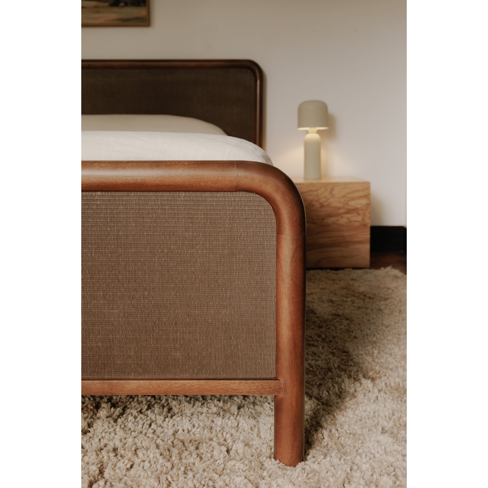 Rye Queen Bed Warm Brown by Moe's Home Collection - view 3